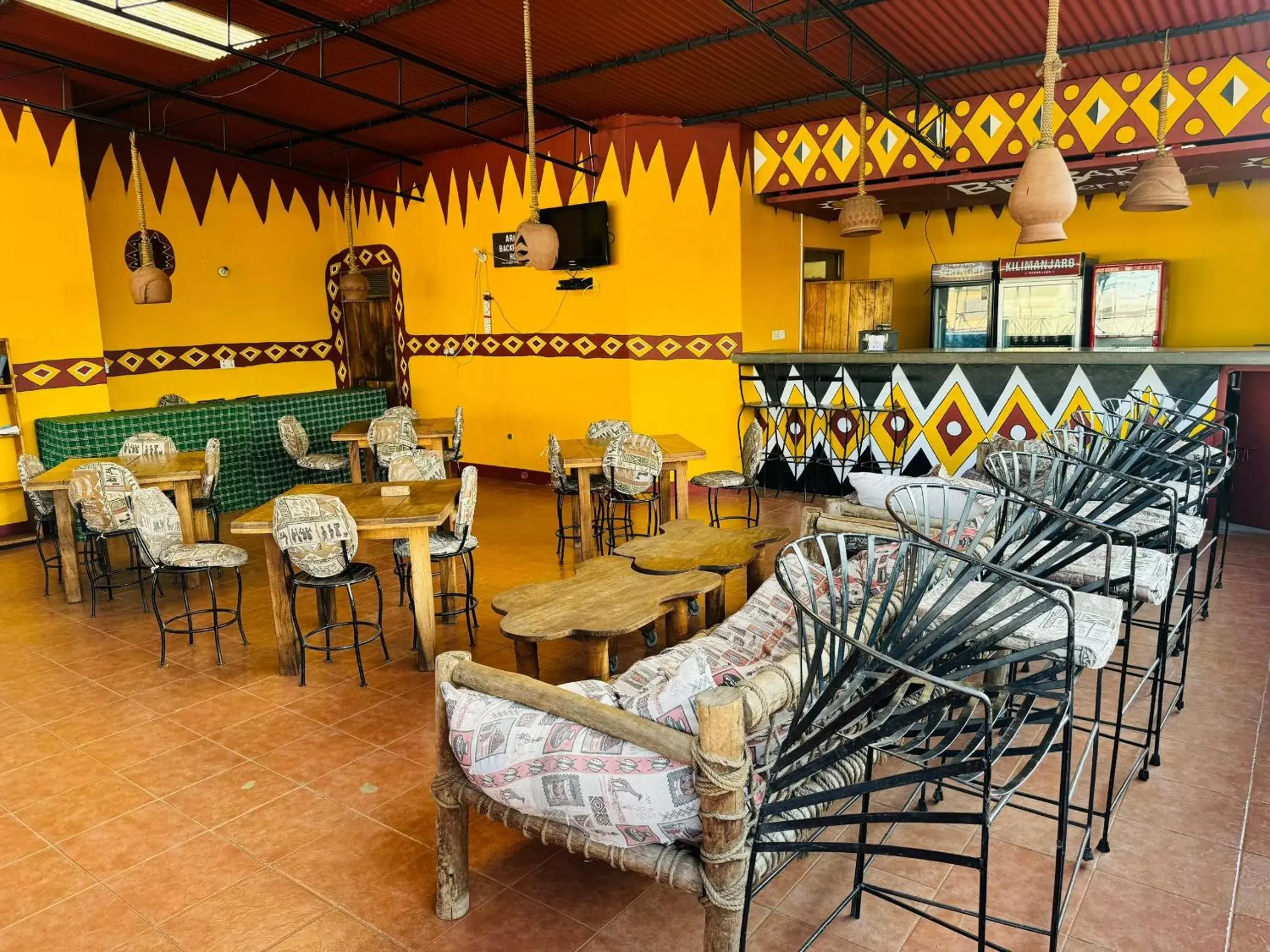 Restaurant/places to eat in Arusha Backpackers Hotel
