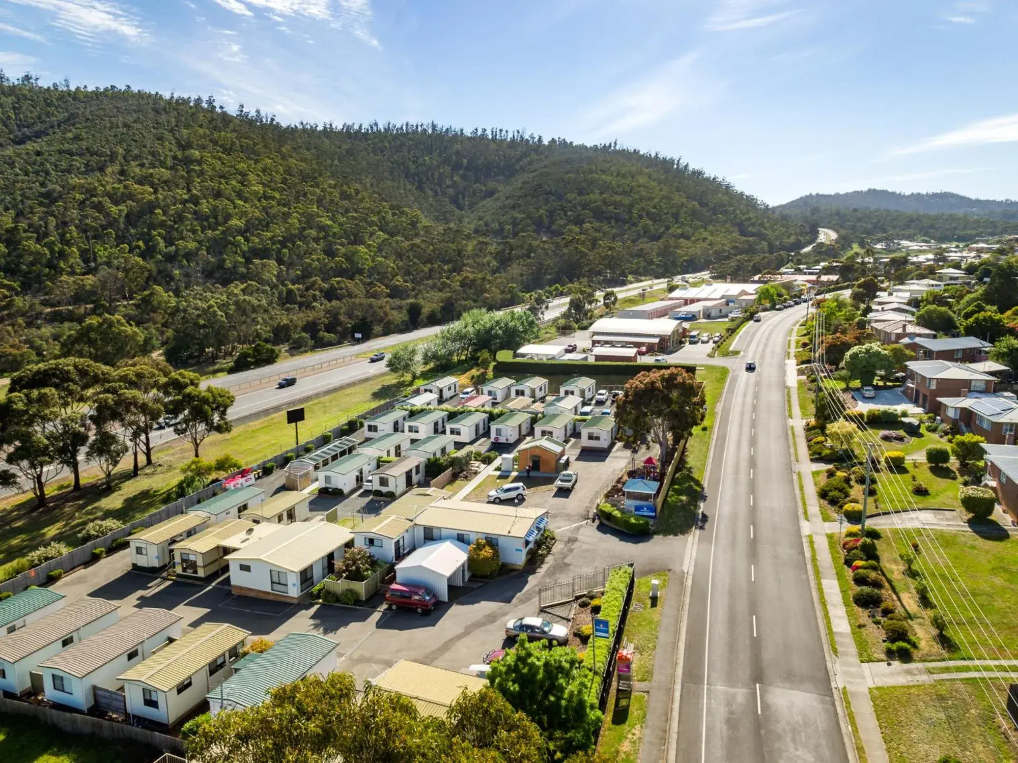 Bird's eye view in Discovery Parks - Mornington Hobart