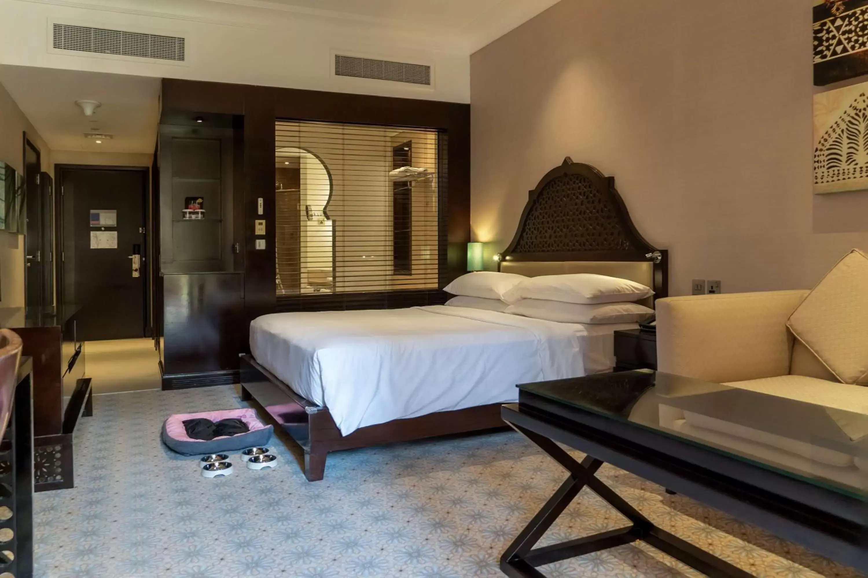 Bed in Hilton Ras Al Khaimah Beach Resort