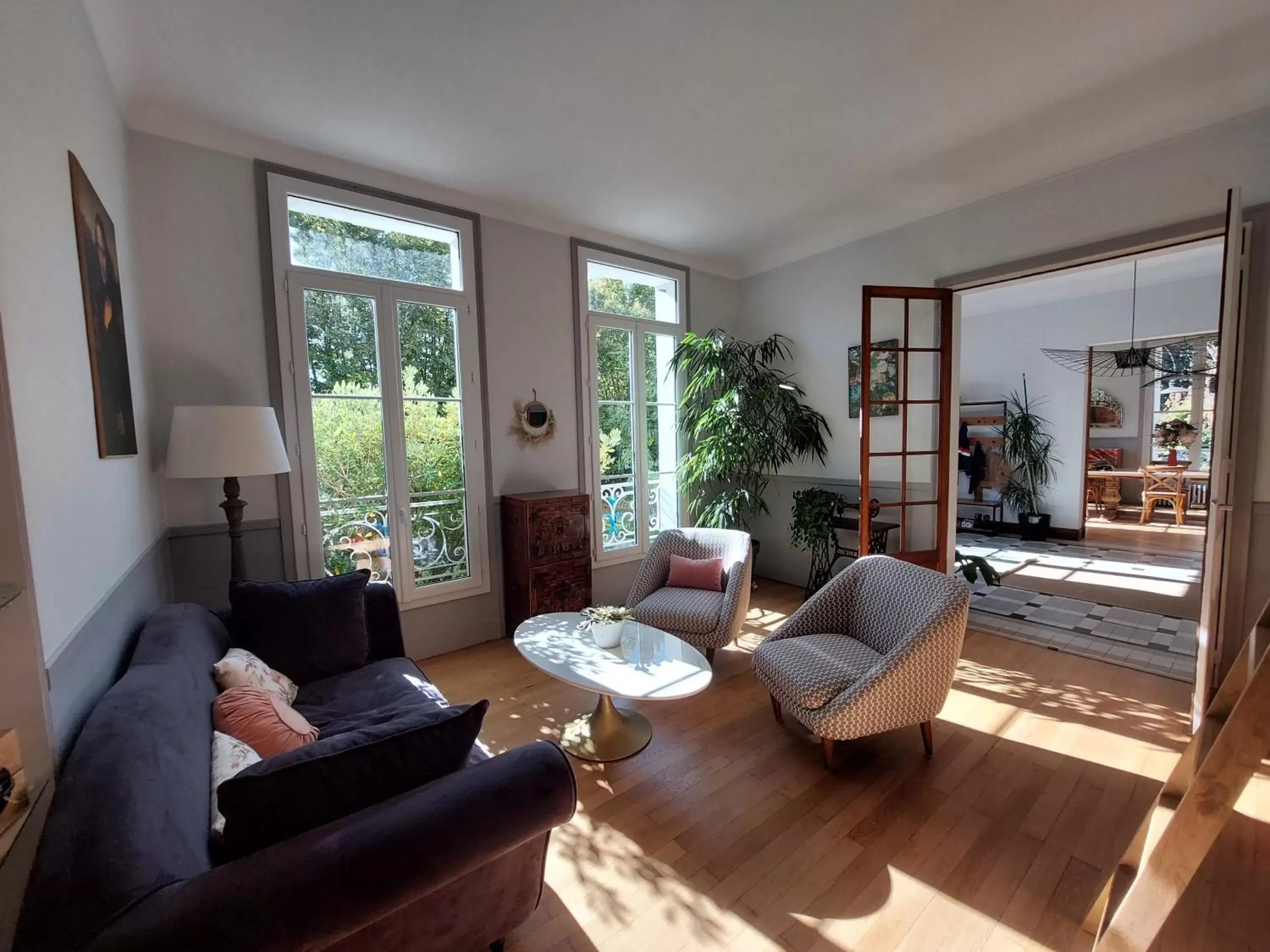 Living room, Seating Area in La Maucannière
