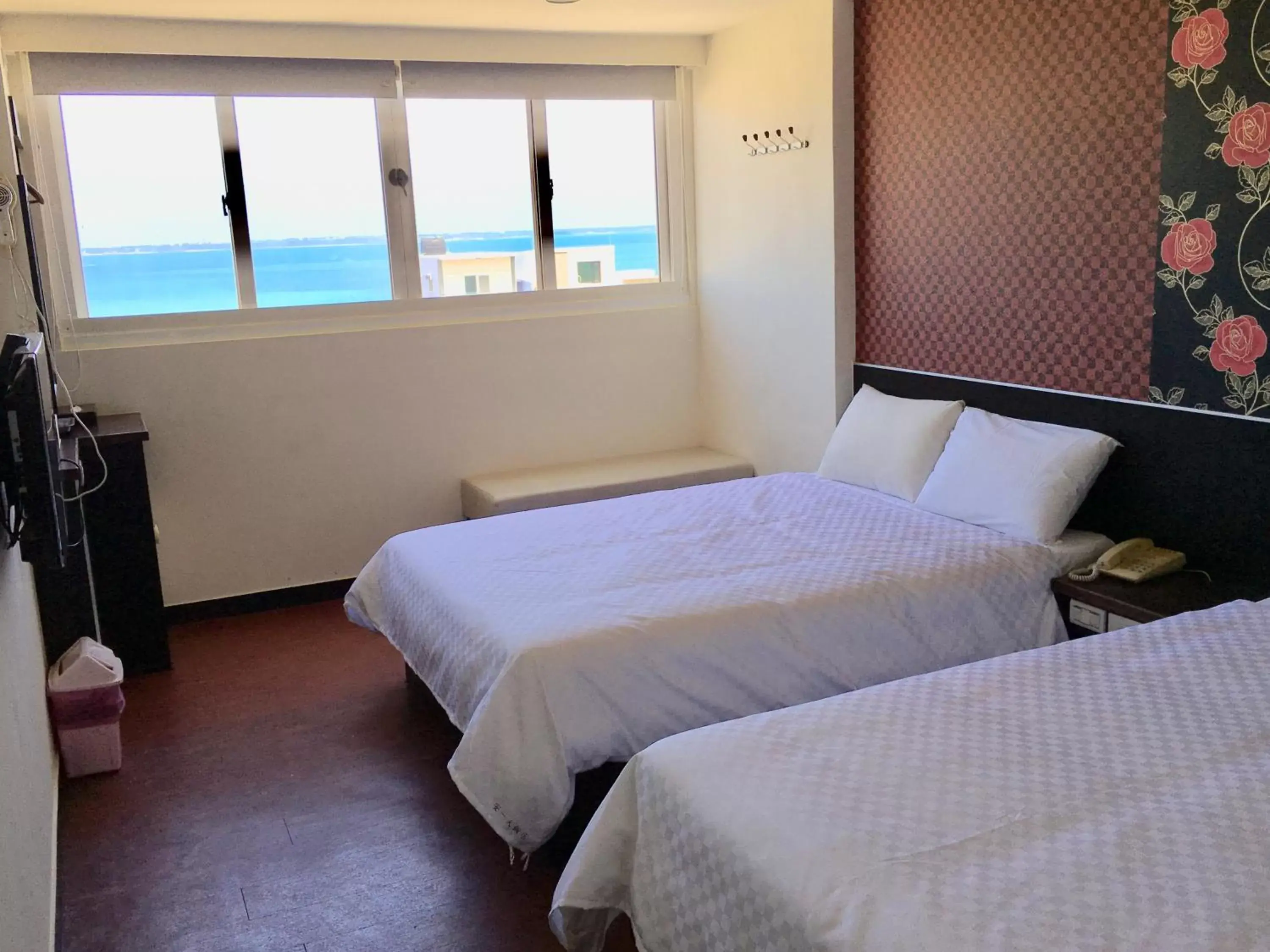 Sea view, Bed in Penghu An-I Hotel