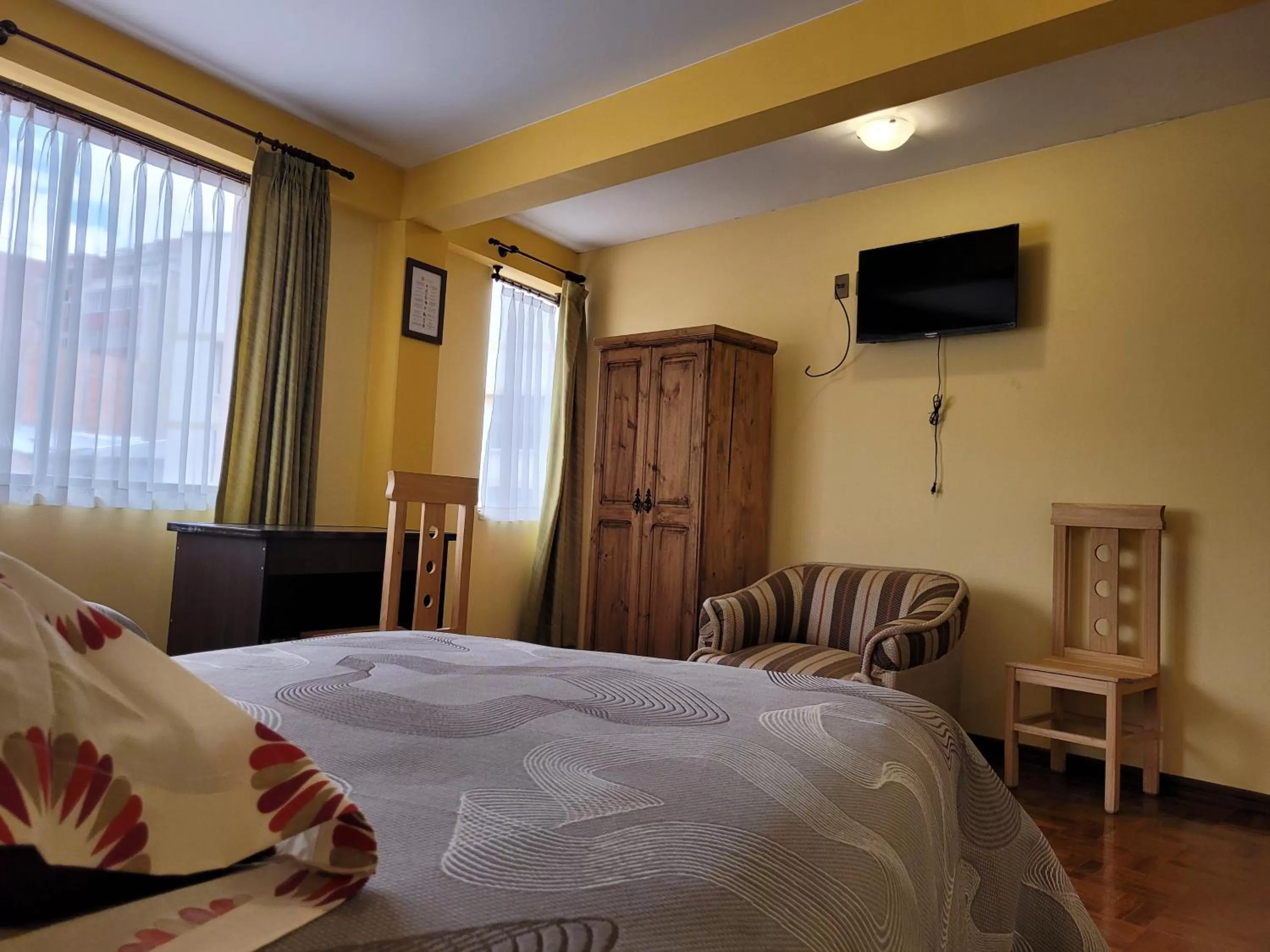 Bed in Hotel Nuevo Sol