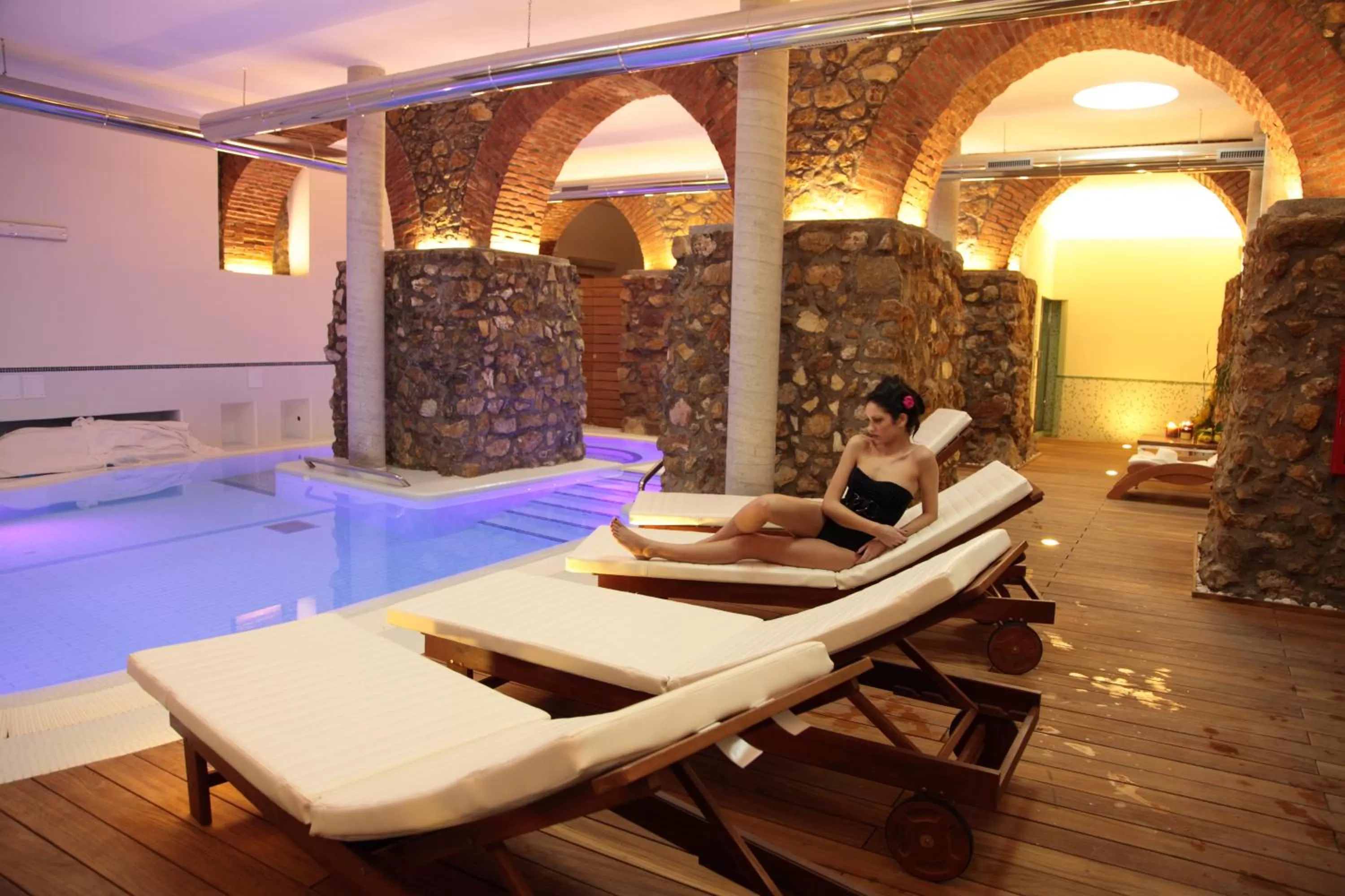 Hot Tub in Hotel La Margherita & SPA