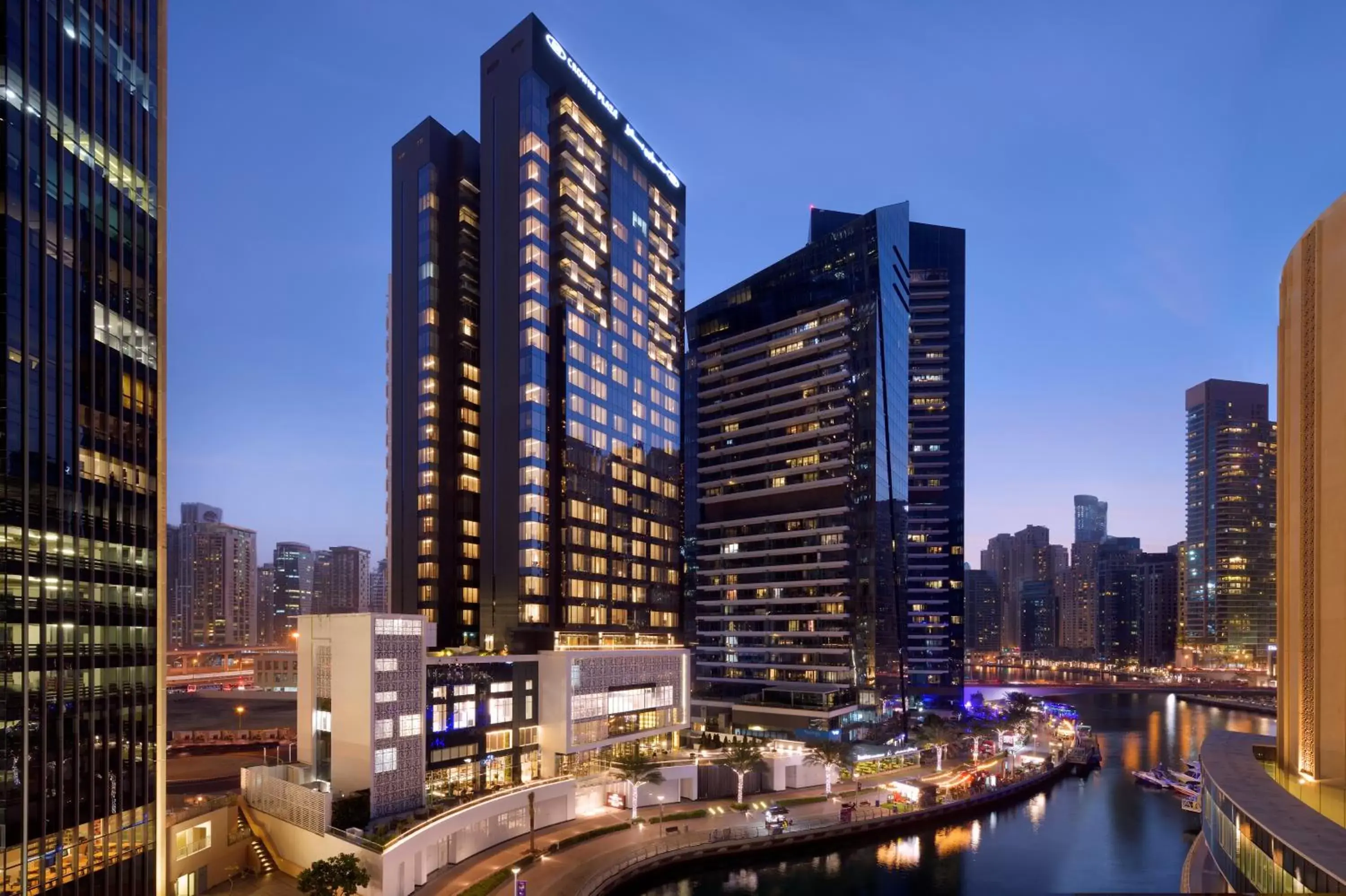 Facade/entrance in Crowne Plaza Dubai Marina, an IHG Hotel
