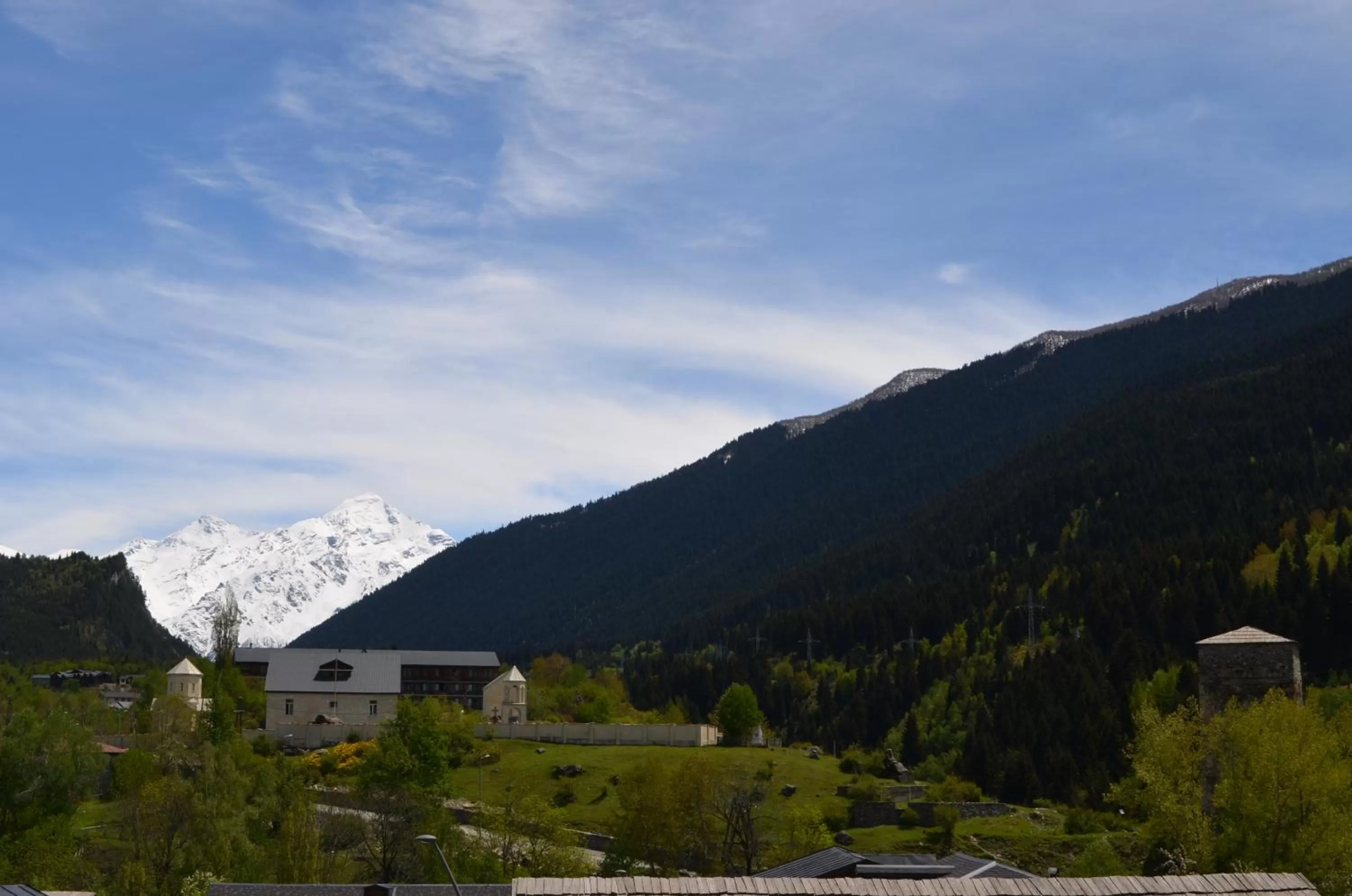 Mountain view in Hotel Svanseti