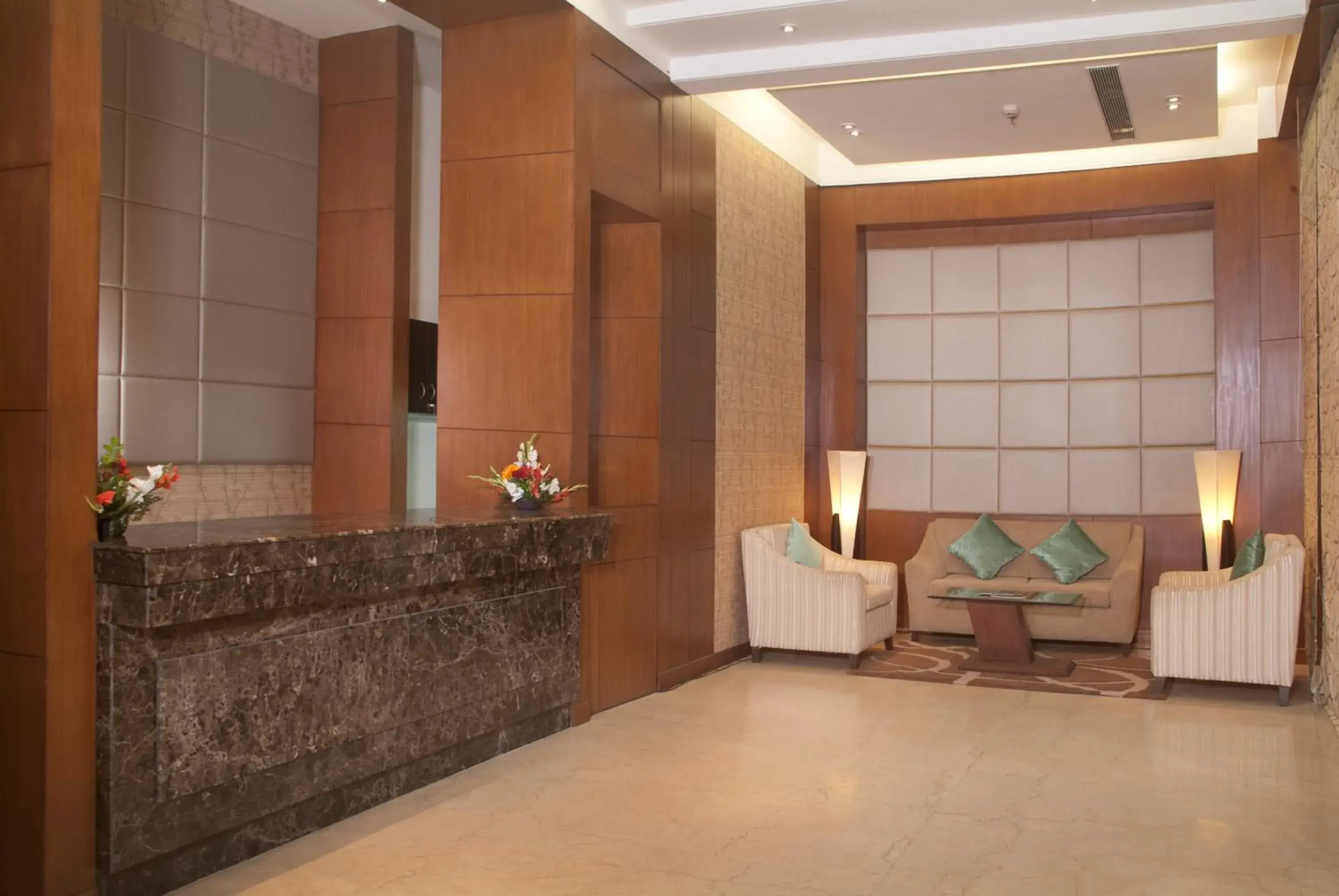 Lobby or reception in Savoy Suites Greater Noida