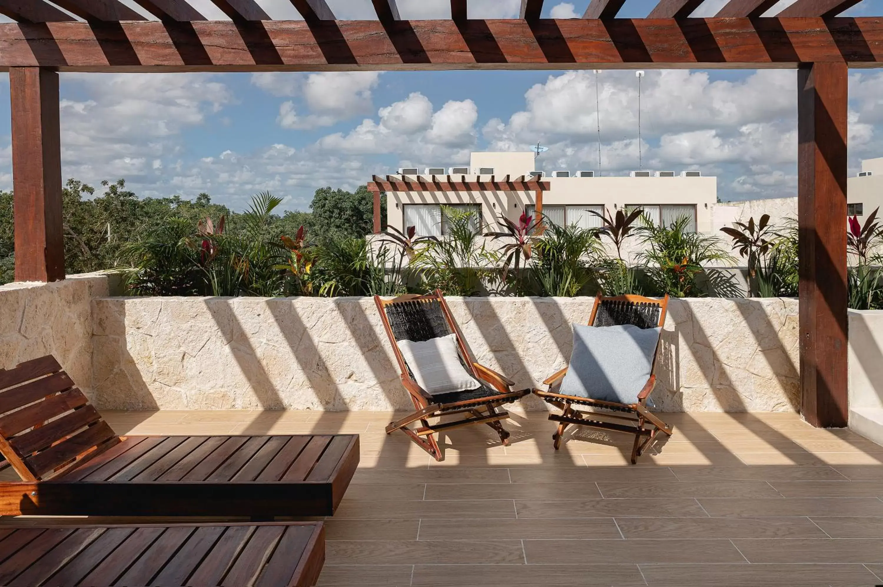 Balcony/Terrace in Apartment and Penthouse Blue Luxury Kukulkan Tulum