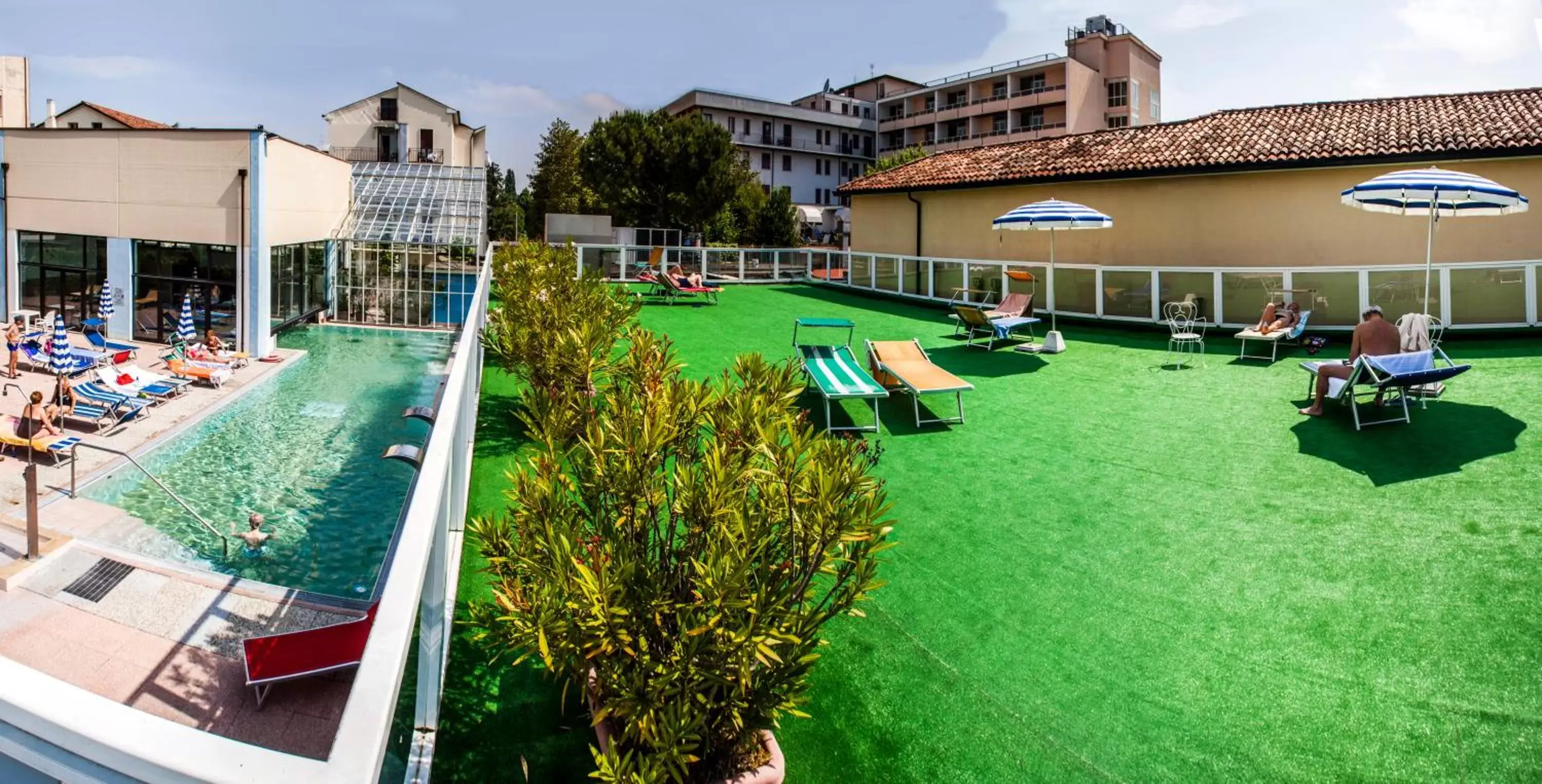 Balcony/Terrace in Hotel Al Sole Terme