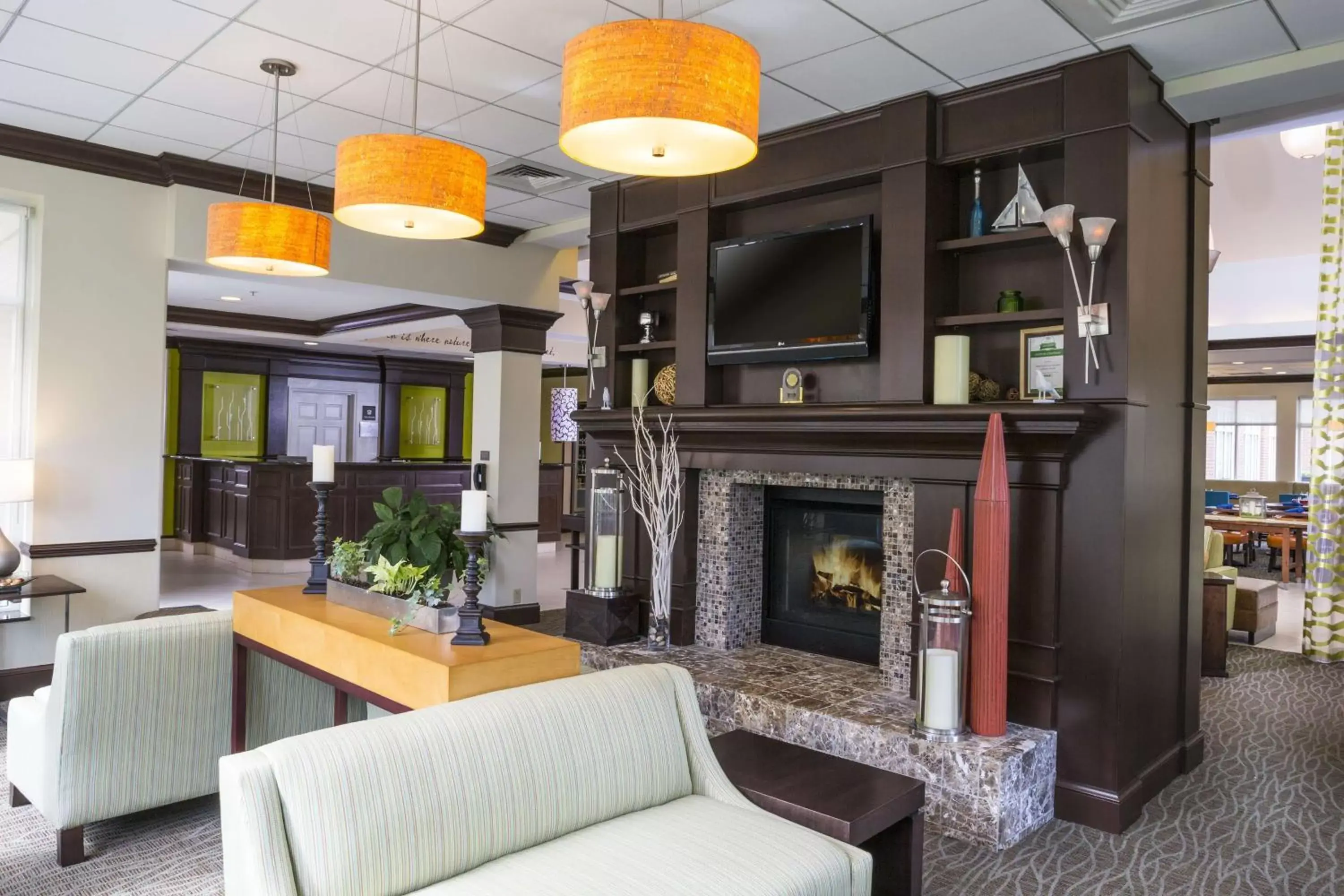 Lobby or reception in Hilton Garden Inn Hampton Coliseum Central