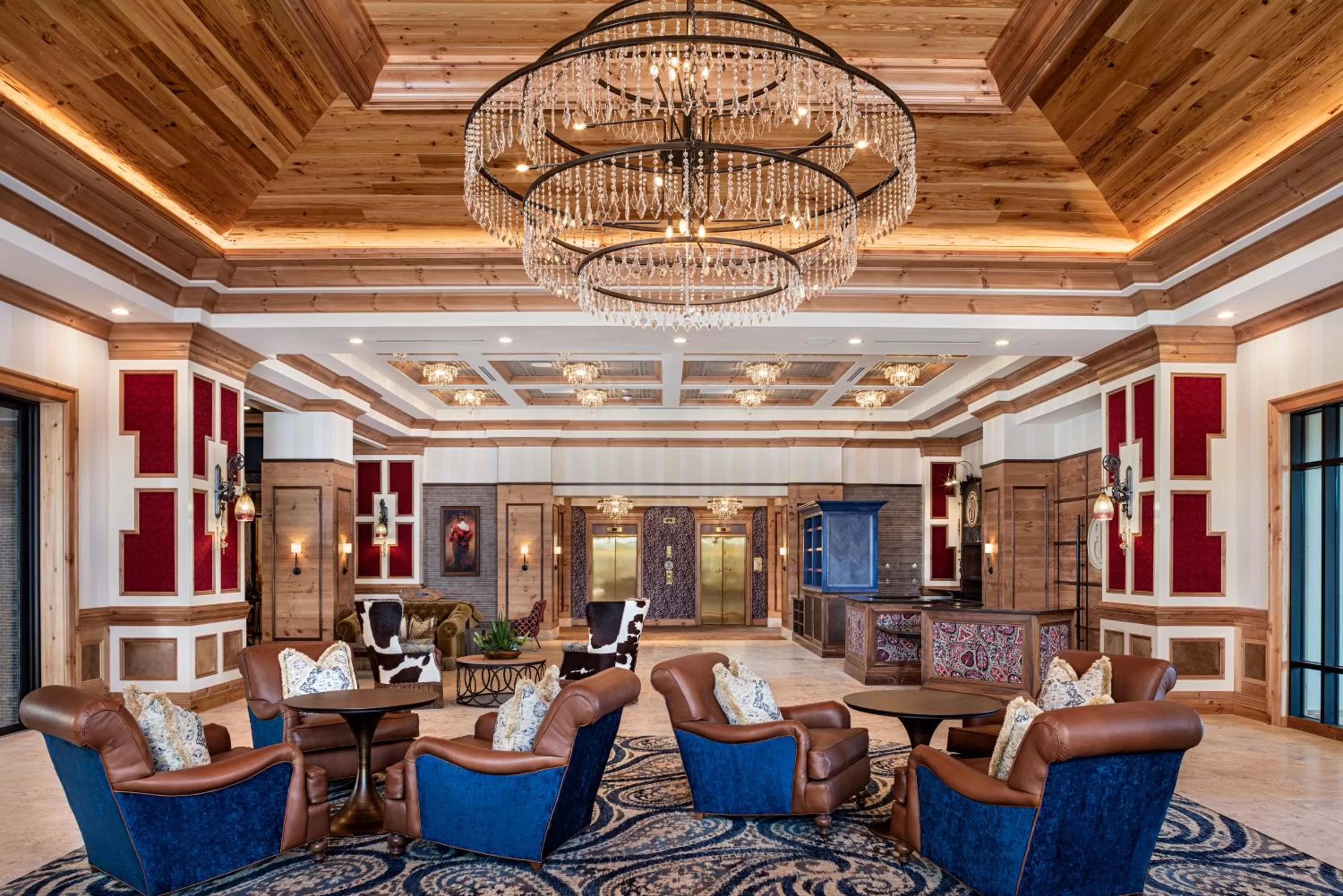Lobby or reception in The Brownwood Hotel & Spa