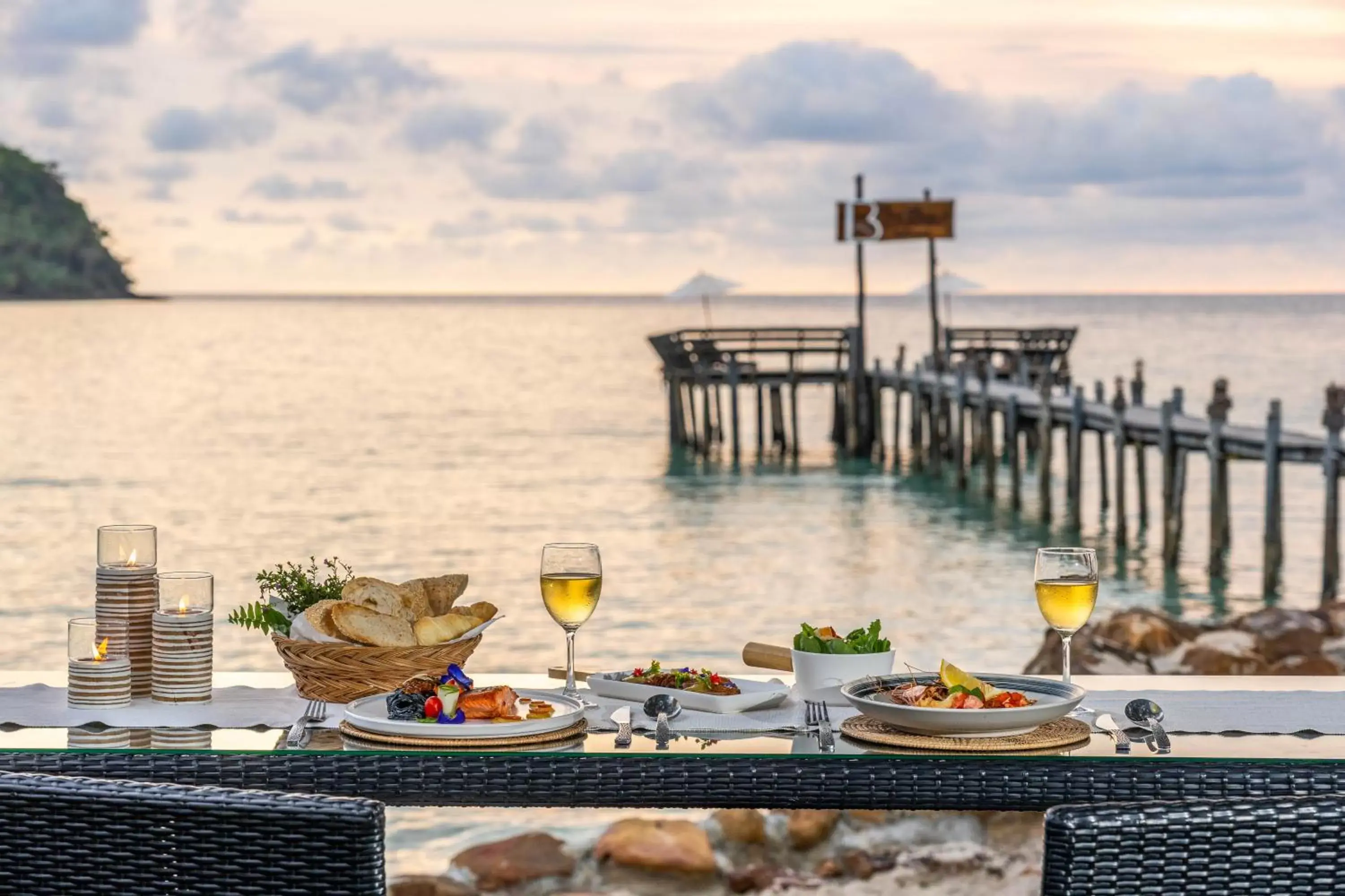 Dinner in The Beach Natural Resort Koh Kood