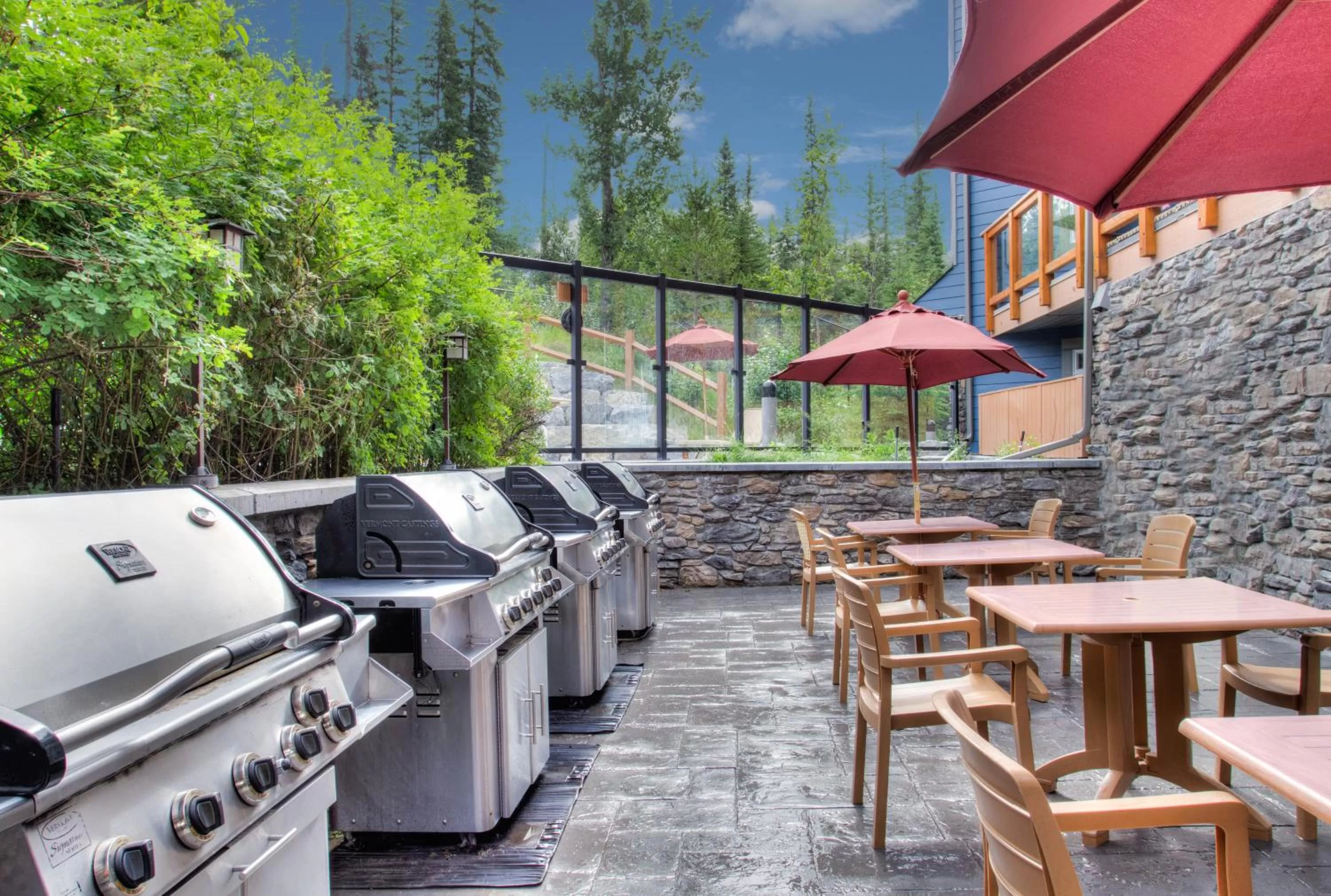 BBQ facilities in Blackstone Mountain Lodge by CLIQUE