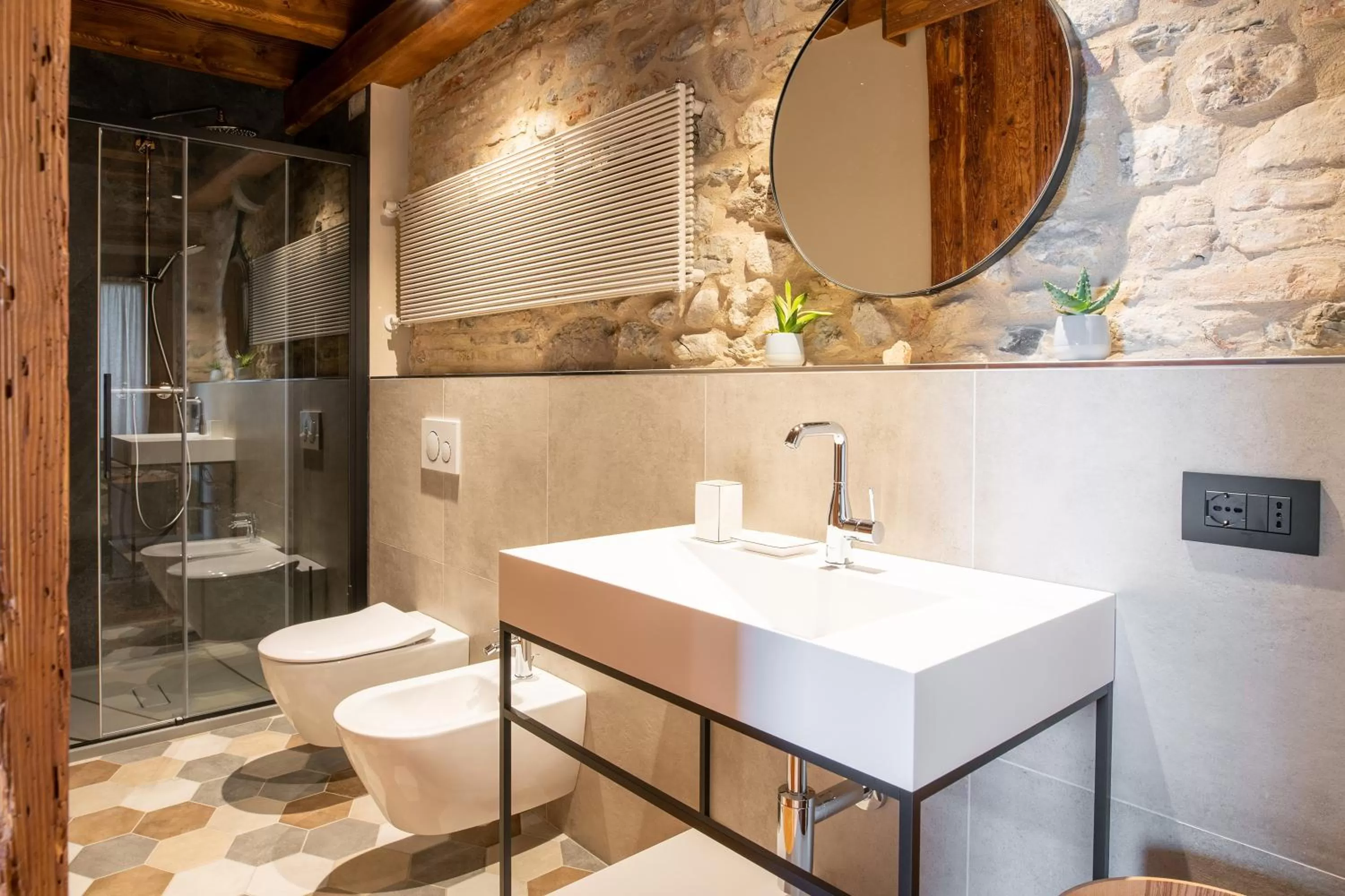 Bathroom in B&B Casa del Vicario