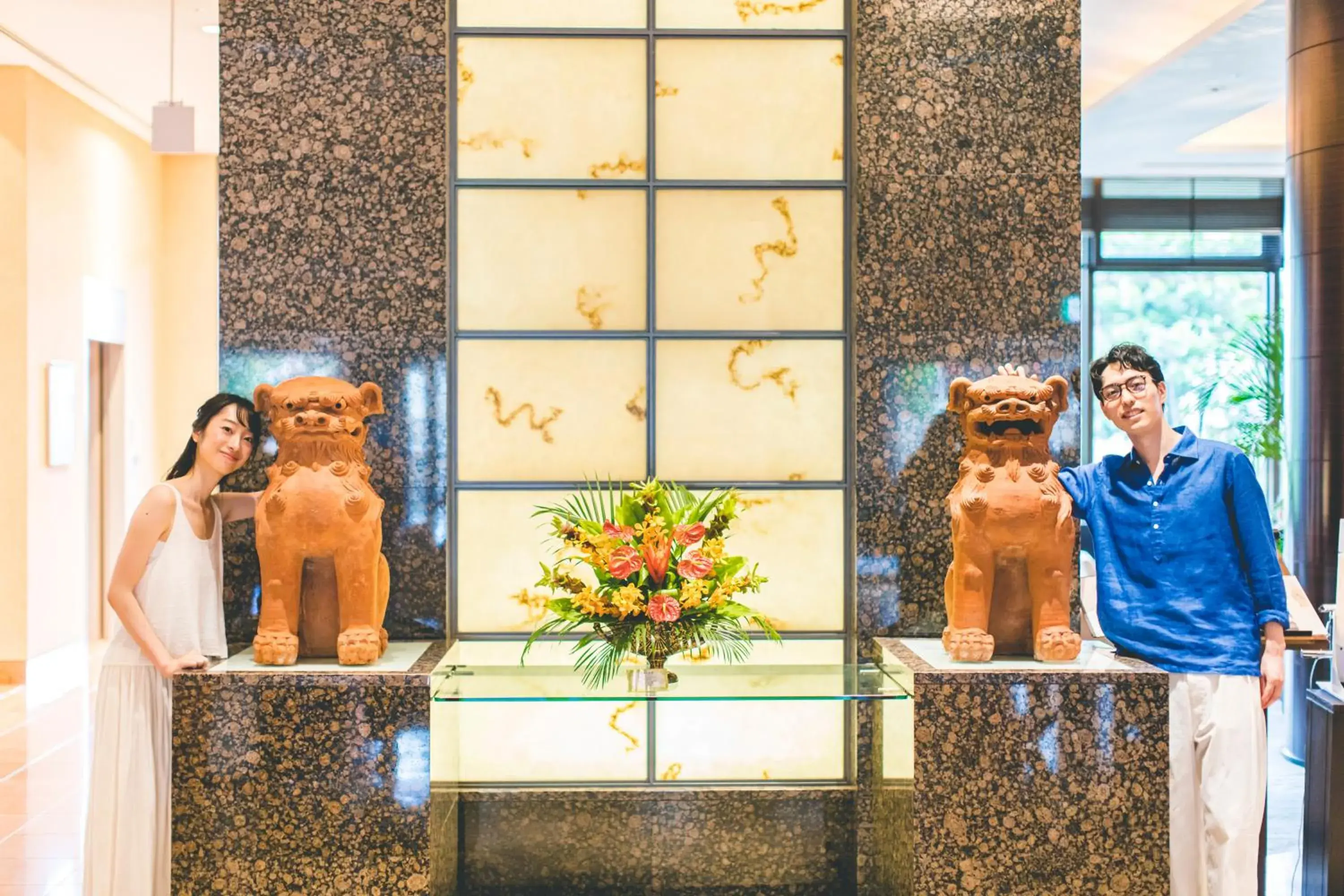 Lobby or reception, Guests in Okinawa Harborview Hotel