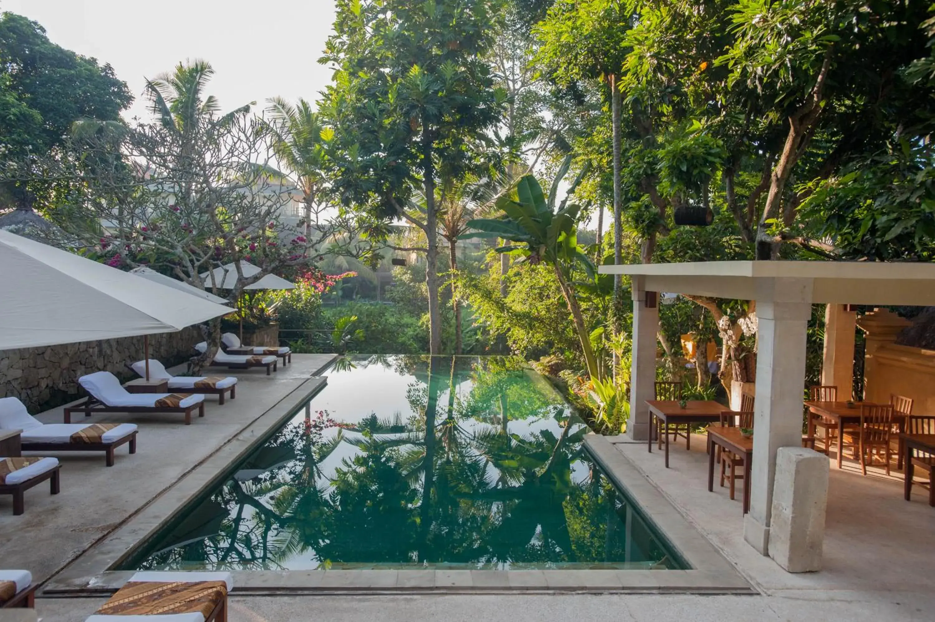 Pool view in Komaneka at Monkey Forest Ubud