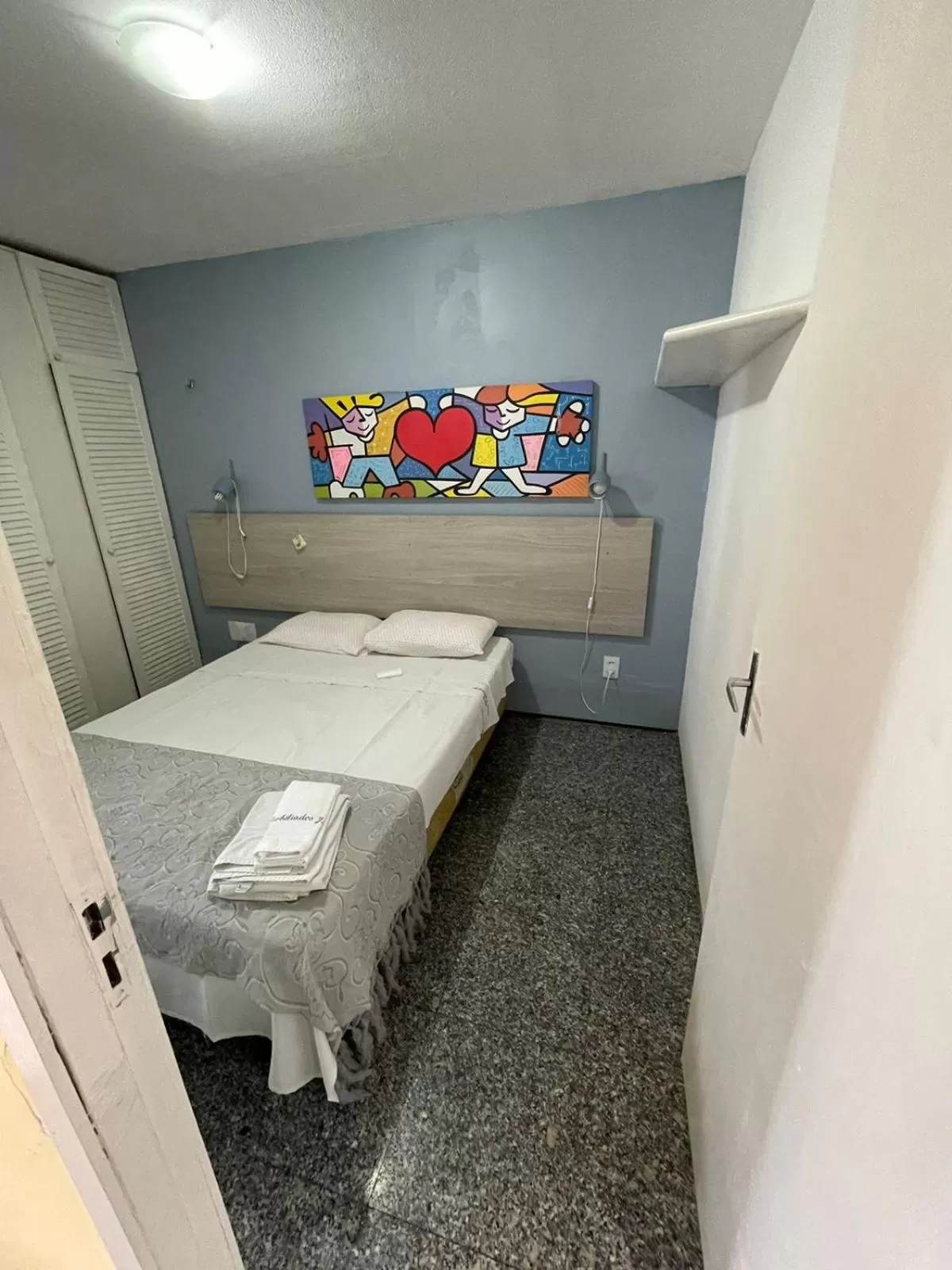 Bed in Flat Atlântico Neto