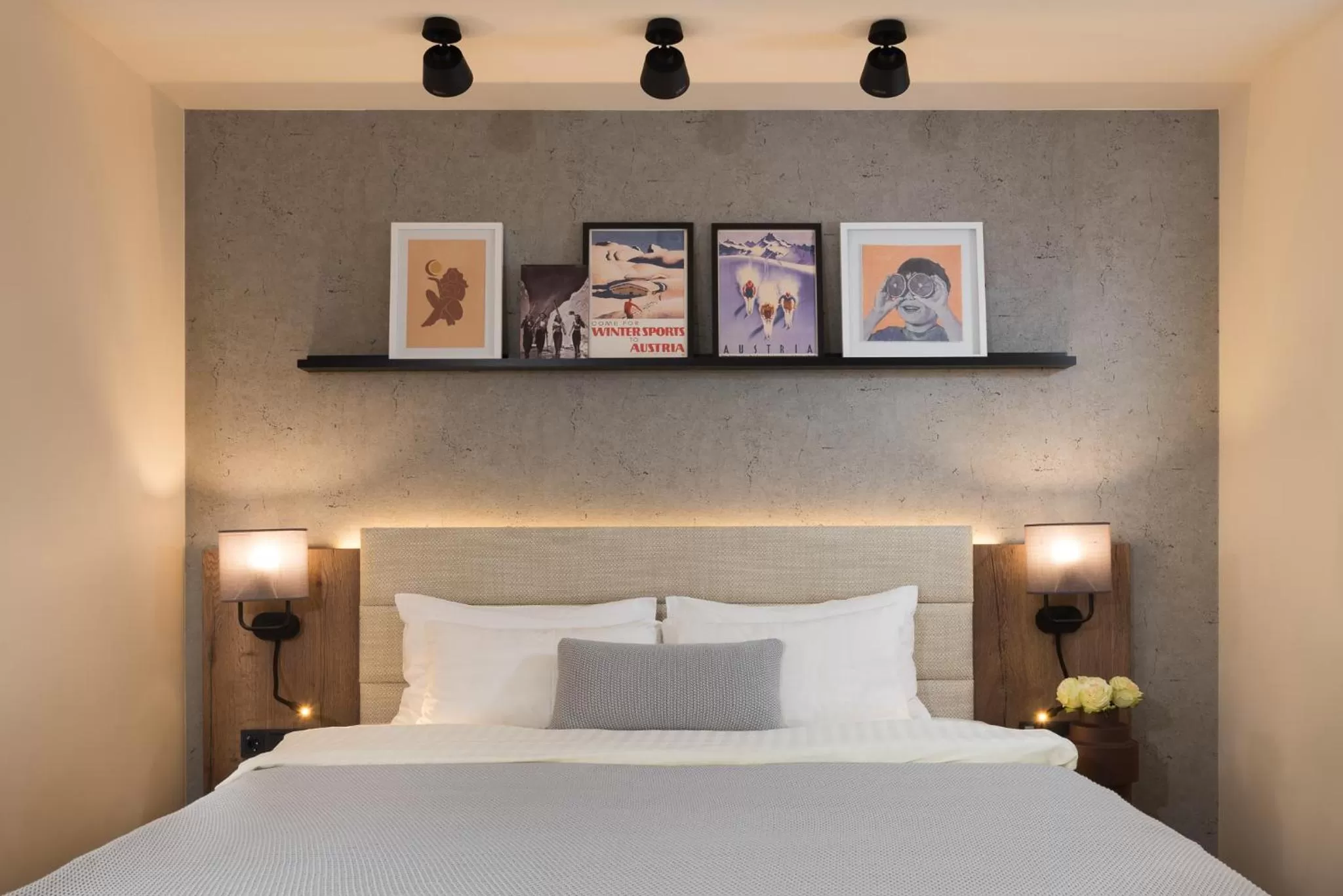 Bed in master Linzergasse