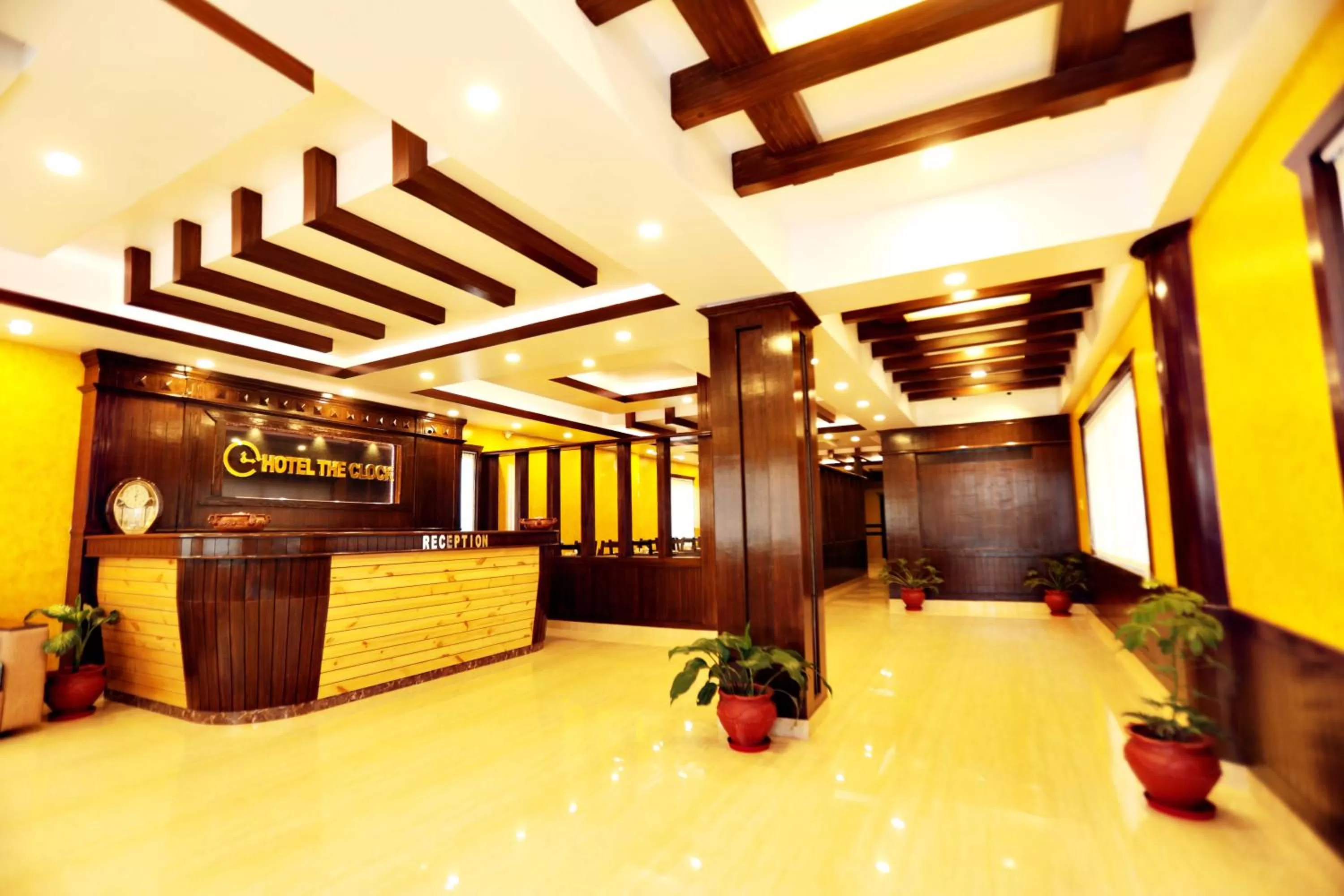 Lobby/Reception in Hotel The Clock