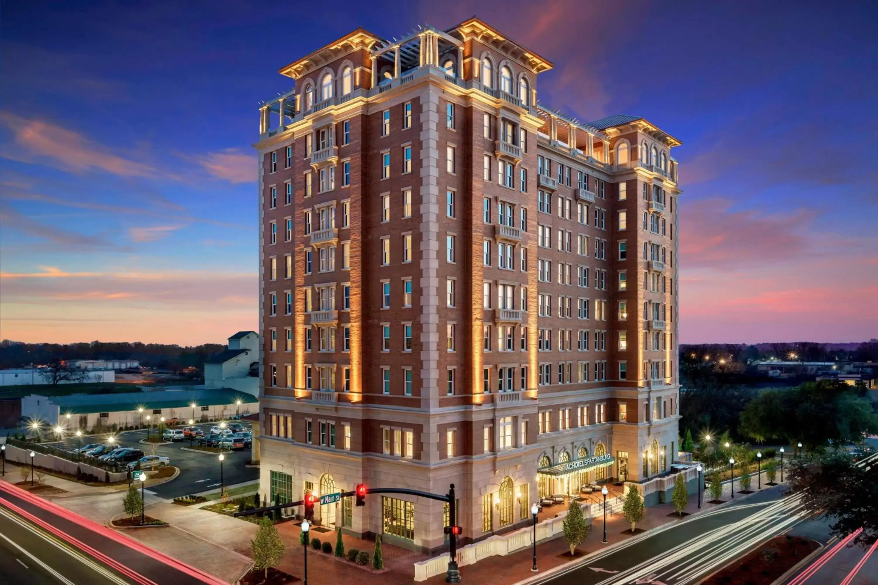 Property building in AC Hotel by Marriott Spartanburg