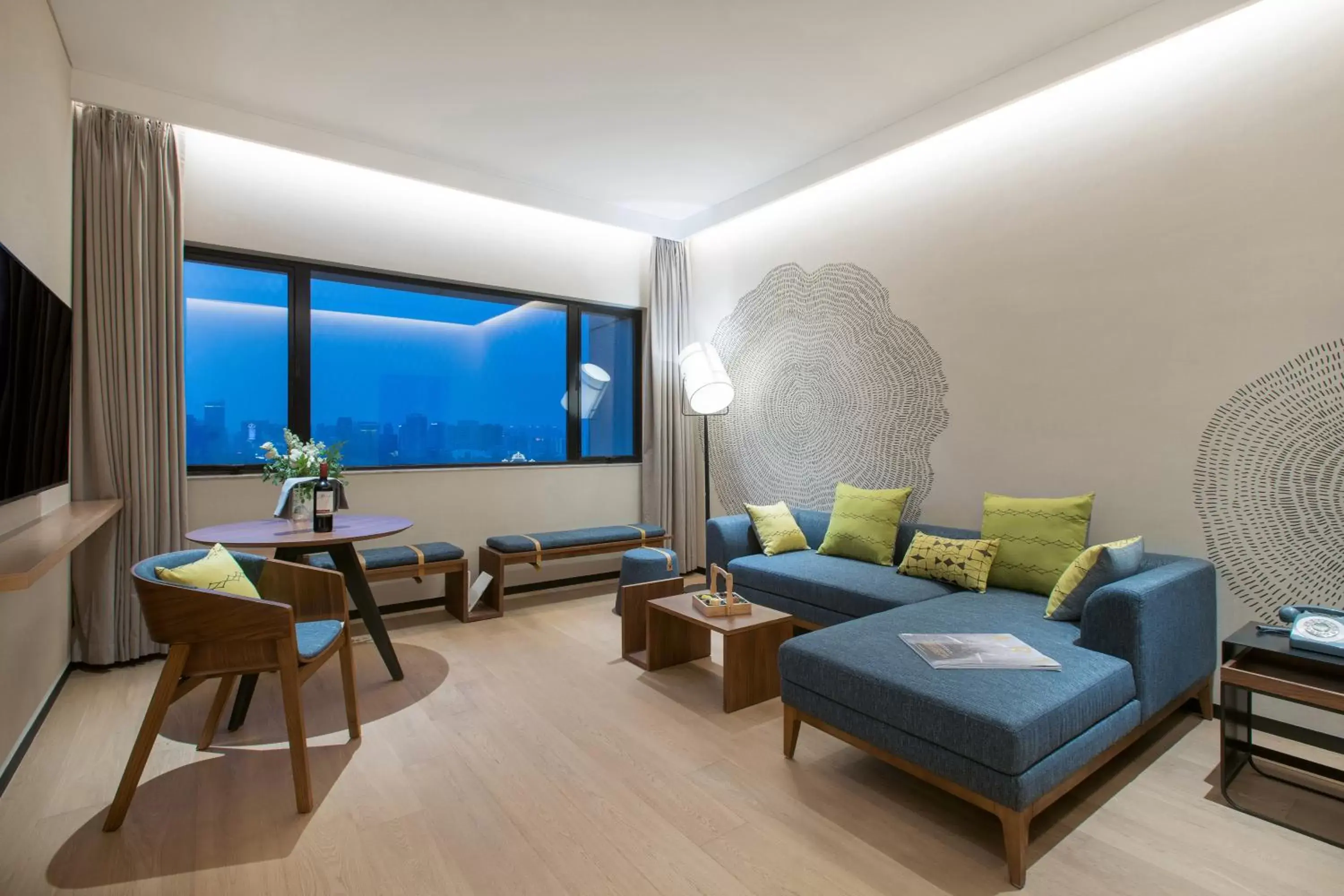 Living room, Seating Area in BEI Zhaolong Hotel, JdV by Hyatt