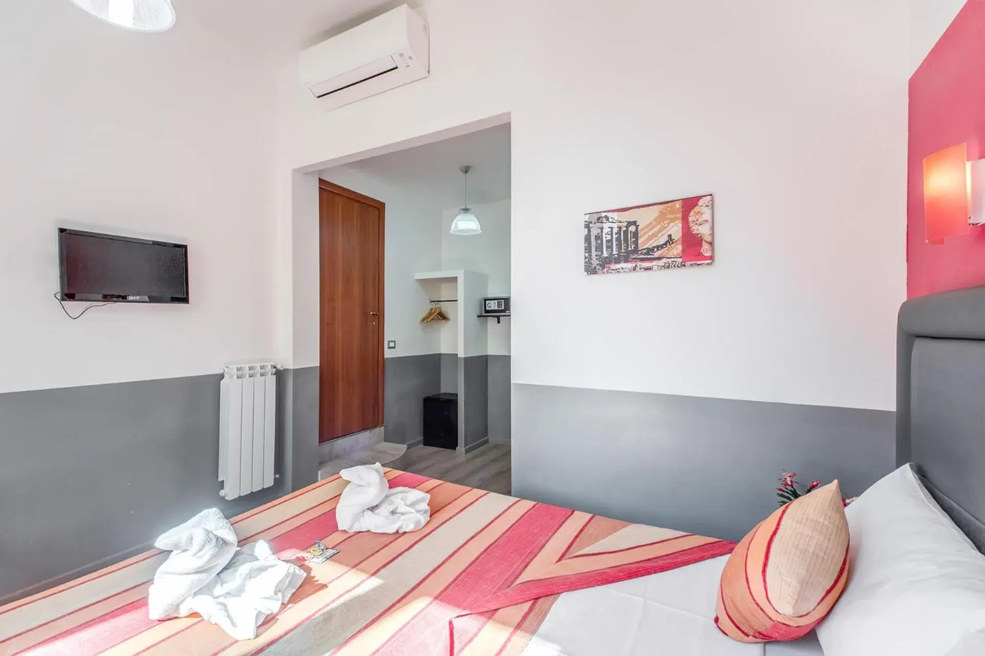 Bed in MF Hotel Bed in MF Hotel