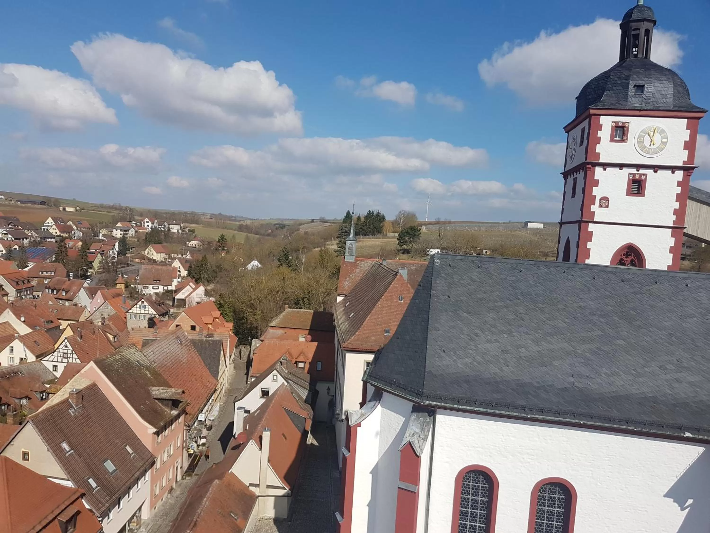 Bird's eye view in Aparthotel Alte Schmiede Dettelbach