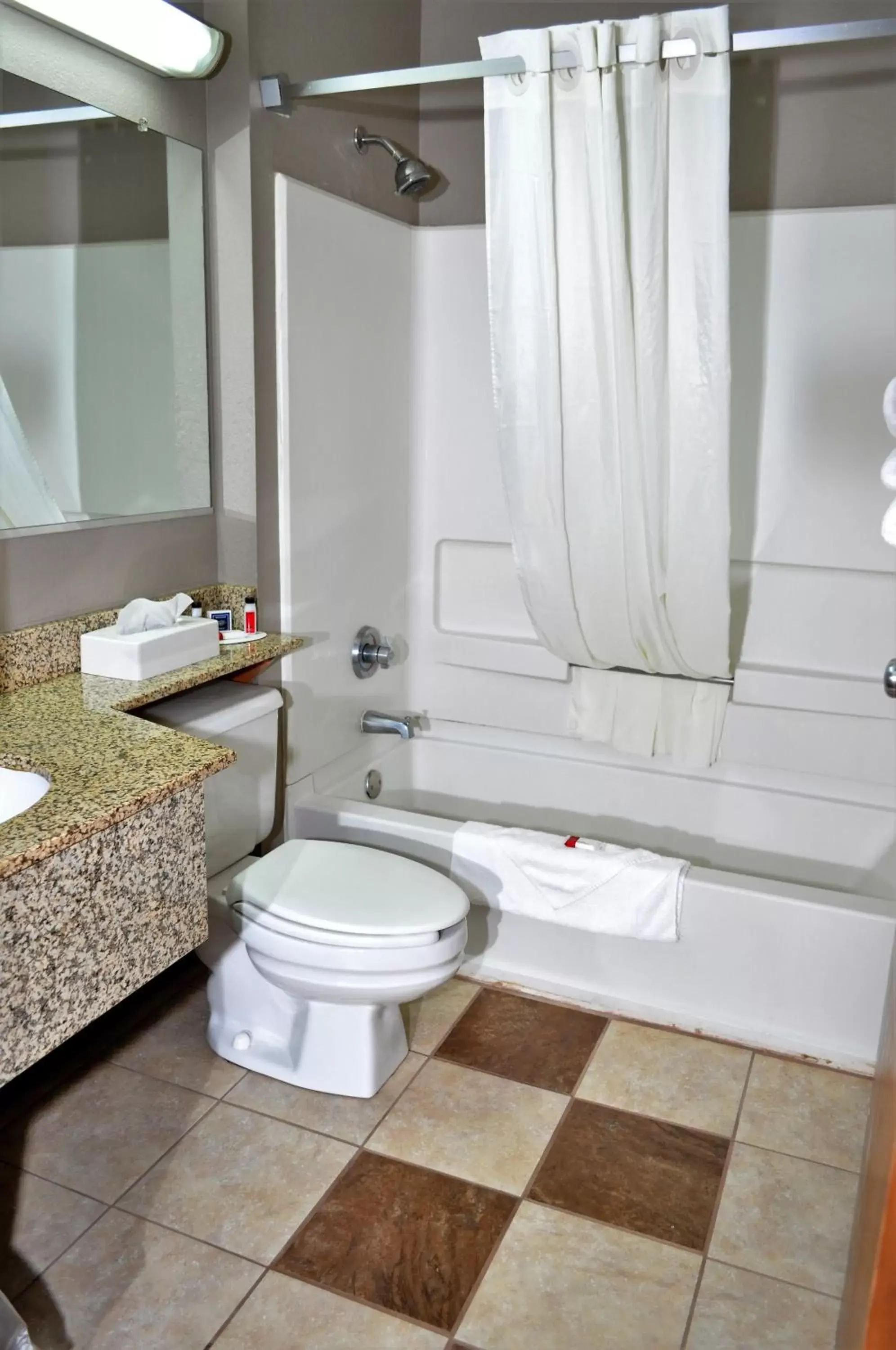 Bathroom in Super 8 by Wyndham Clearfield