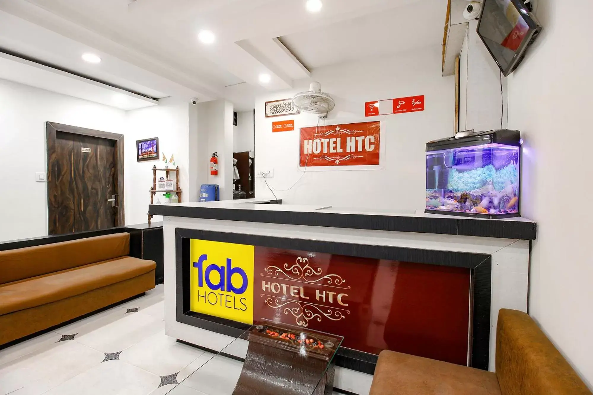 Lobby or reception in FabHotel HTC Lobby or reception in FabHotel HTC