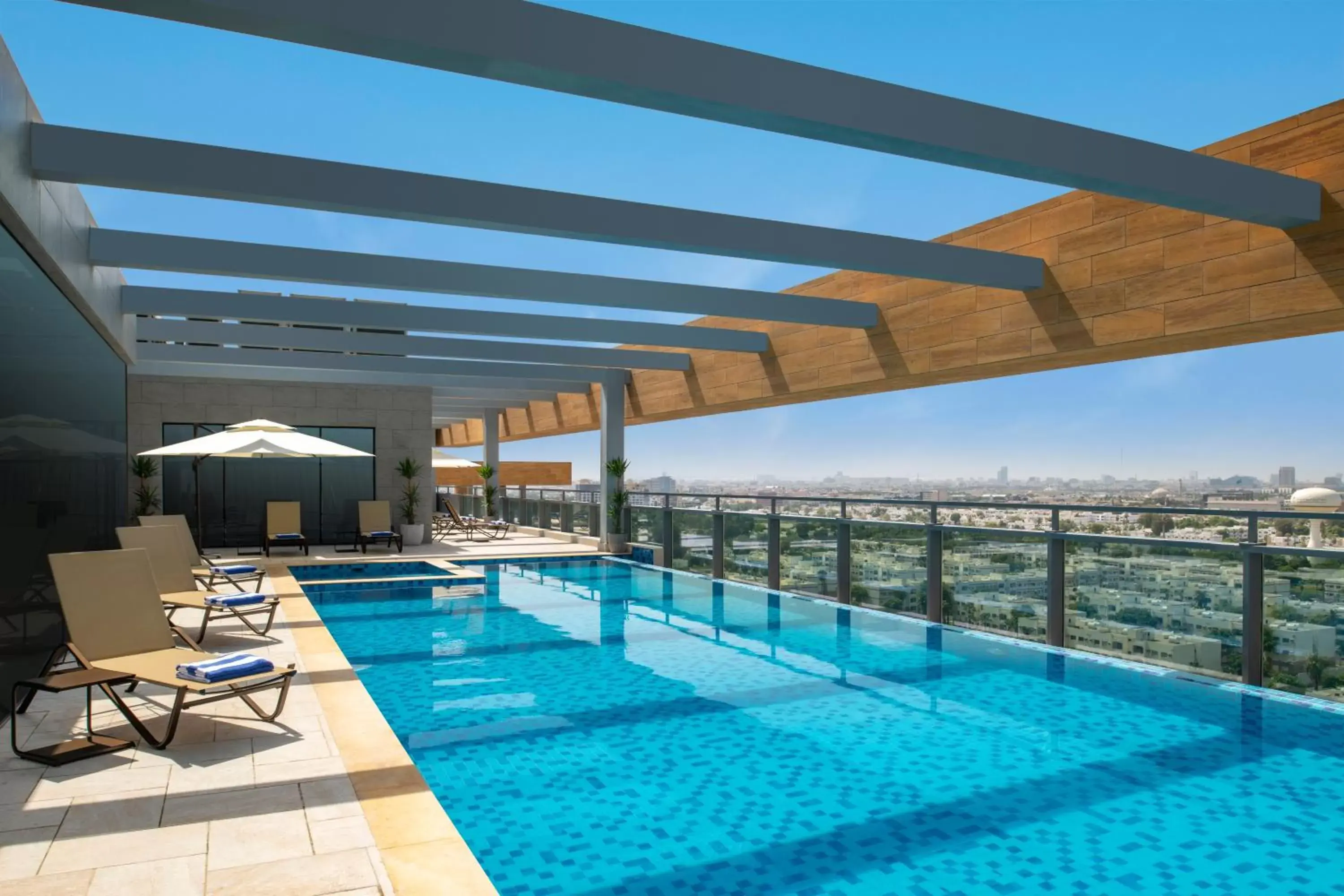 Swimming pool in Swissotel Living Jeddah Swimming pool in Swissotel Living Jeddah