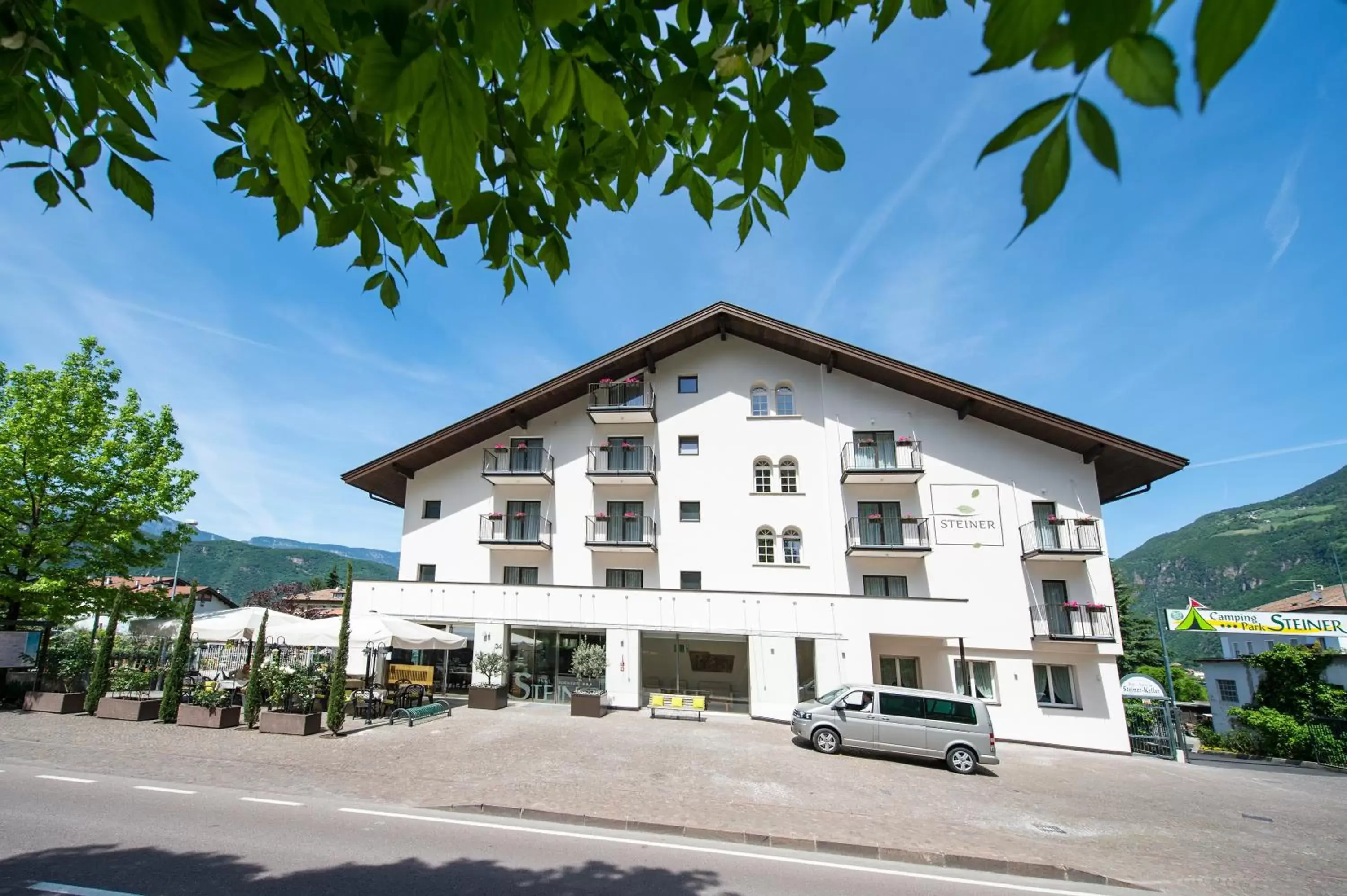 Bird's eye view, Property Building in Hotel CampingPark Steiner