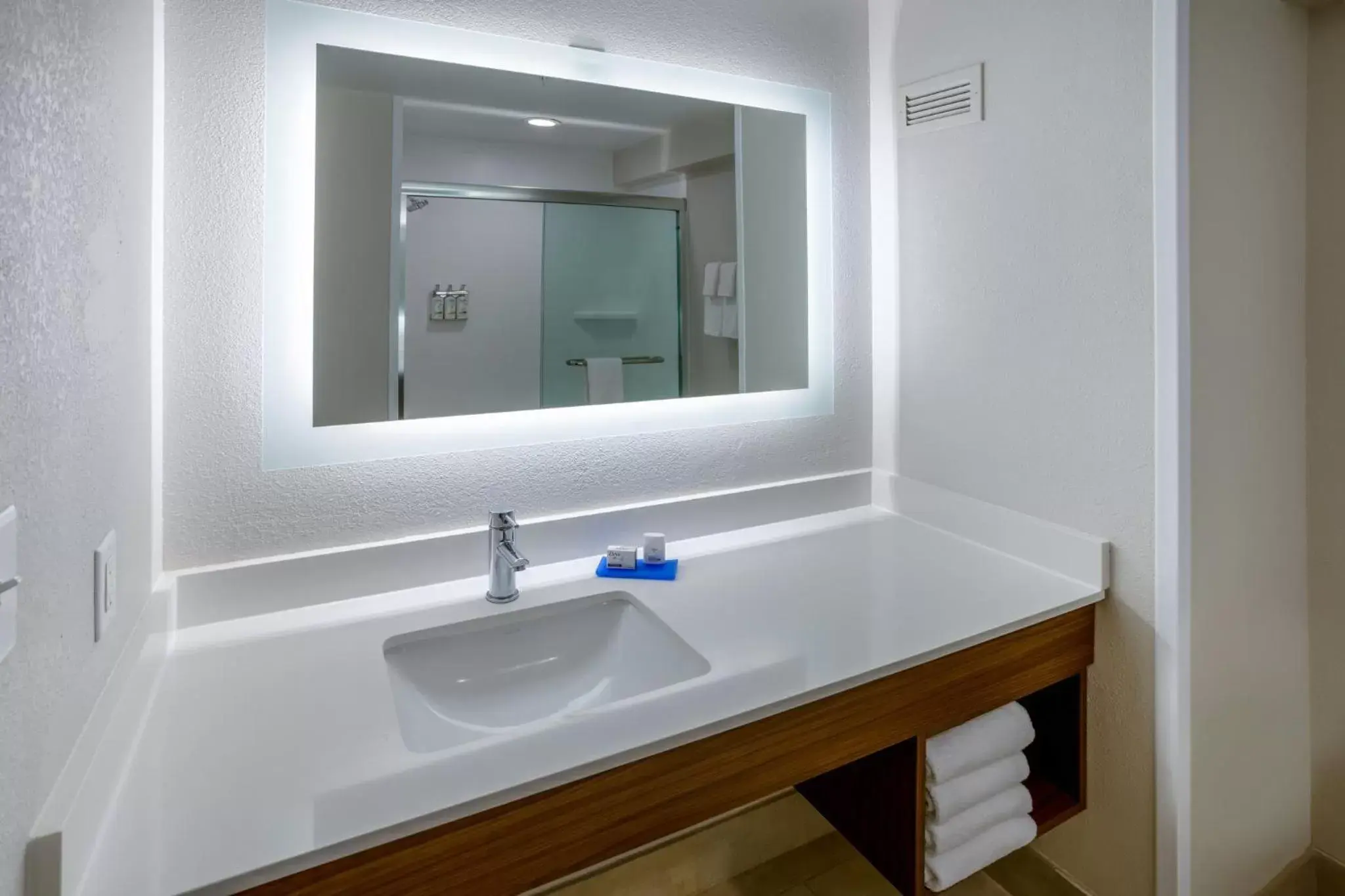 Bathroom in Holiday Inn Express Hotel & Suites Salisbury - Delmar, an IHG Hotel