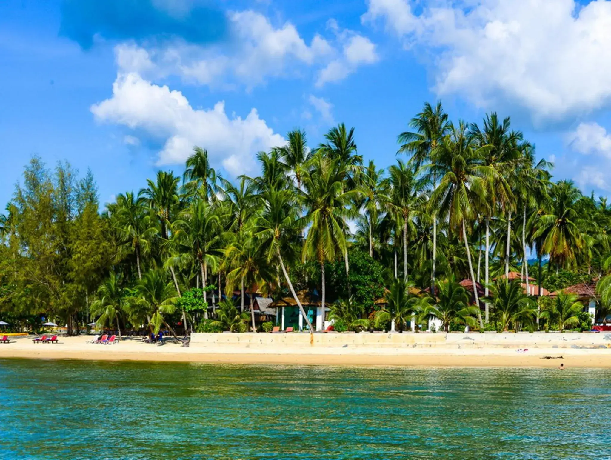 Restaurant/places to eat, Beach in Am Samui Resort Taling Ngam