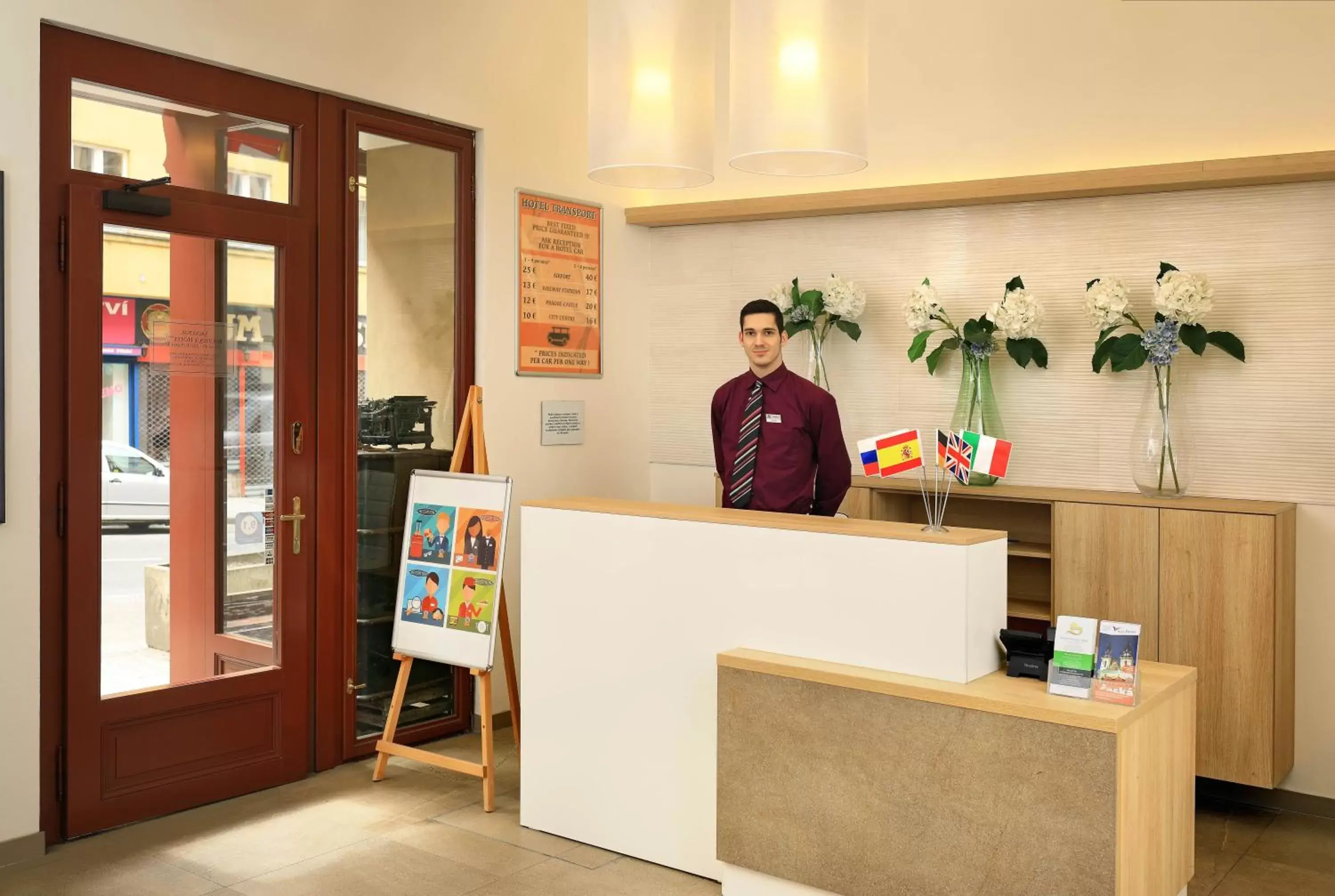 Lobby or reception in Salvator Boutique Hotel vegan-friendly