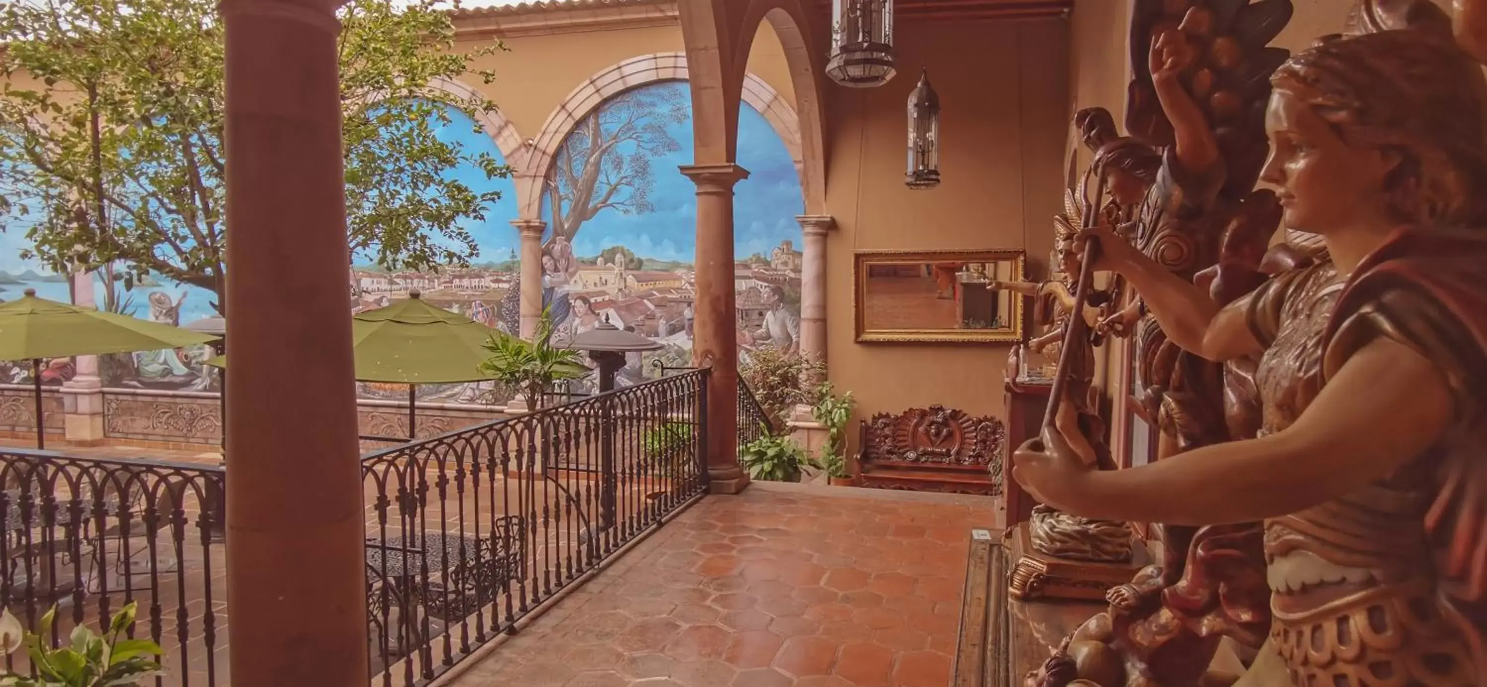 Balcony/Terrace in Mansion de los Sueños