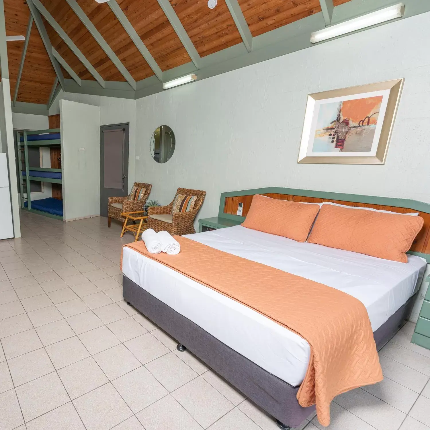 Bed in Island Leisure Resort