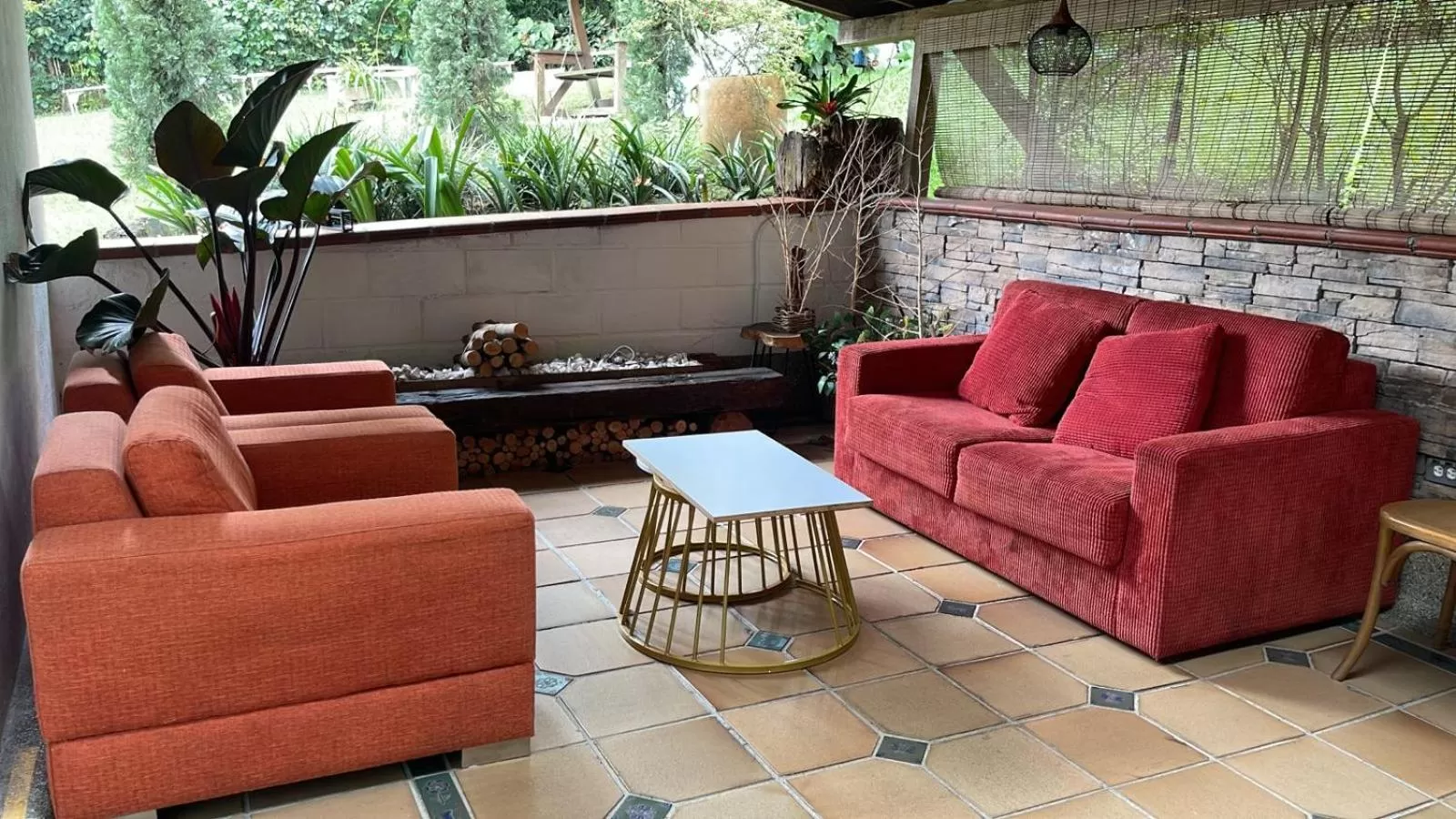 Living room in Hotel Casa Madero