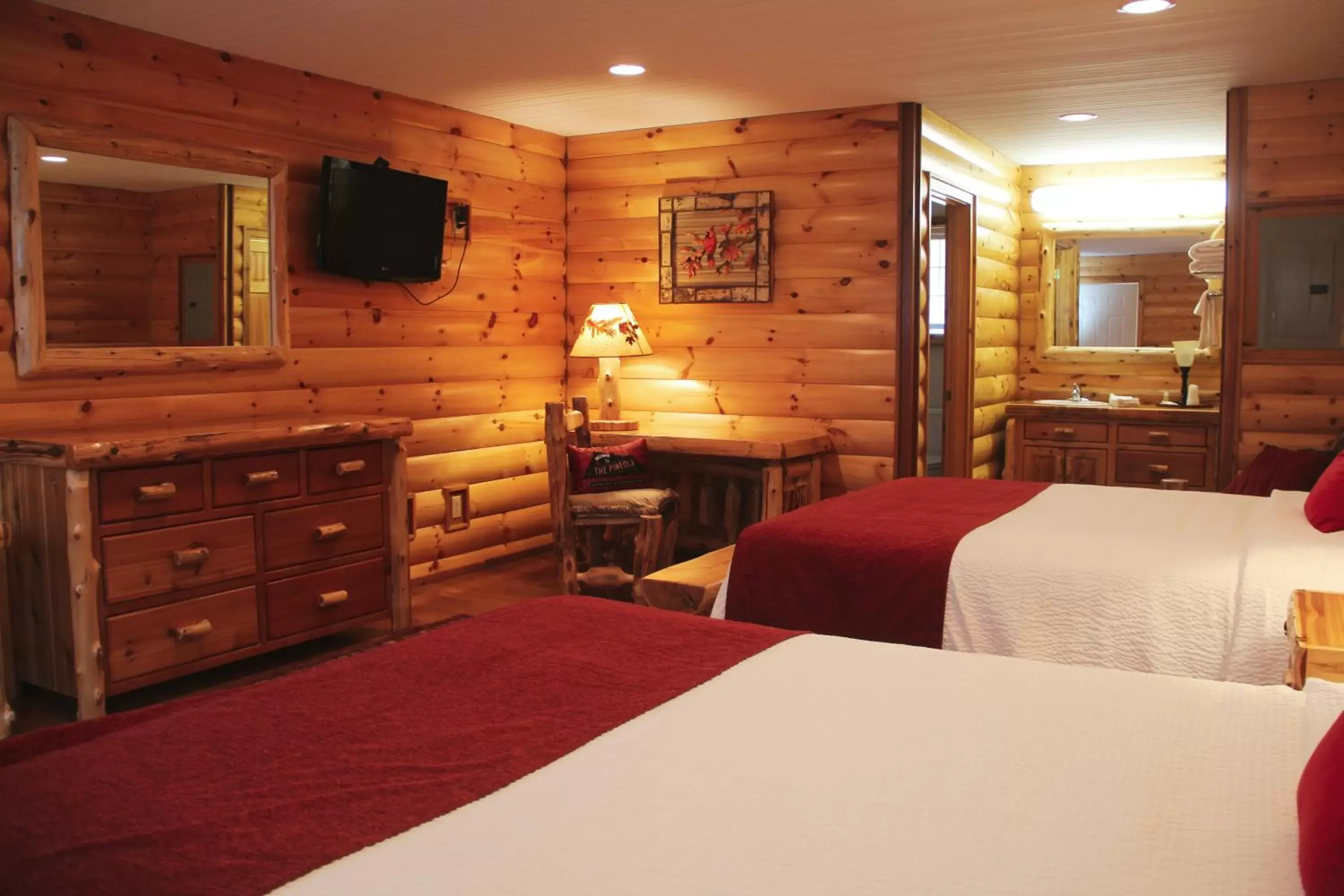 Bed in The Pineola Bed in The Pineola