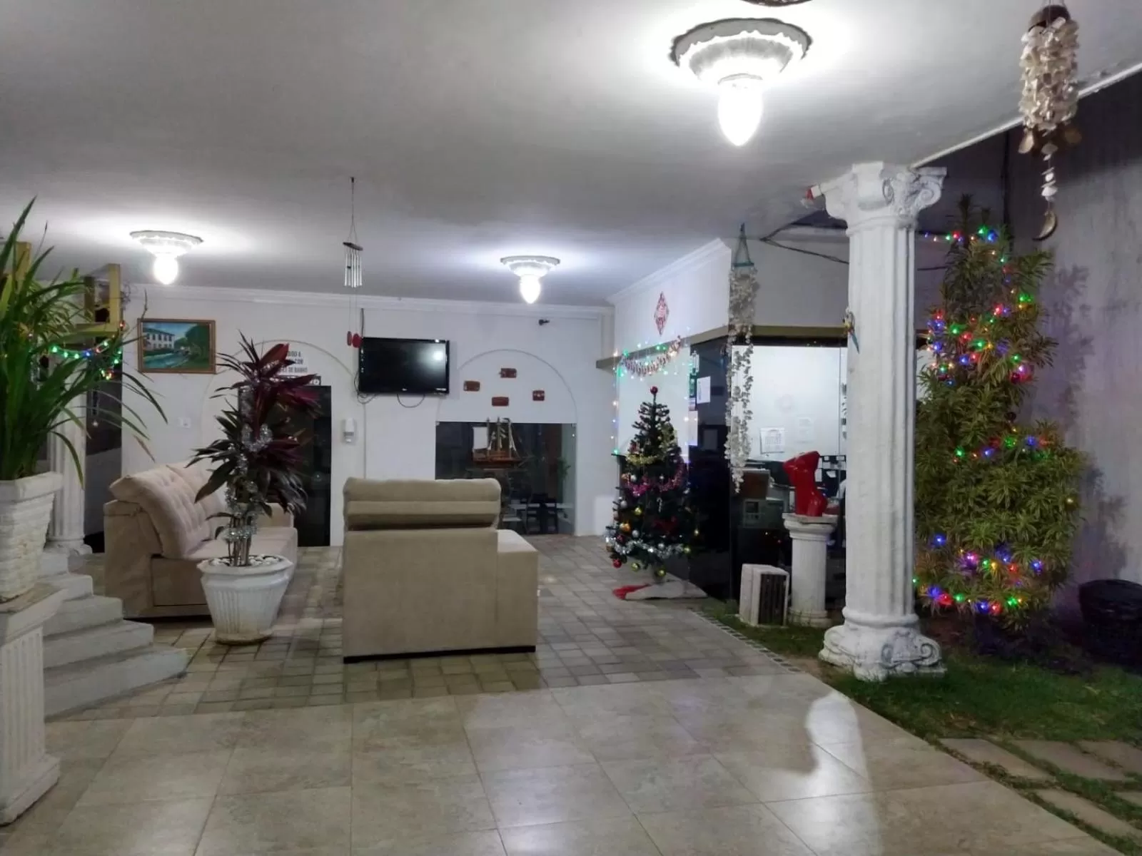 Lobby/Reception in Pousada Das Palmeiras