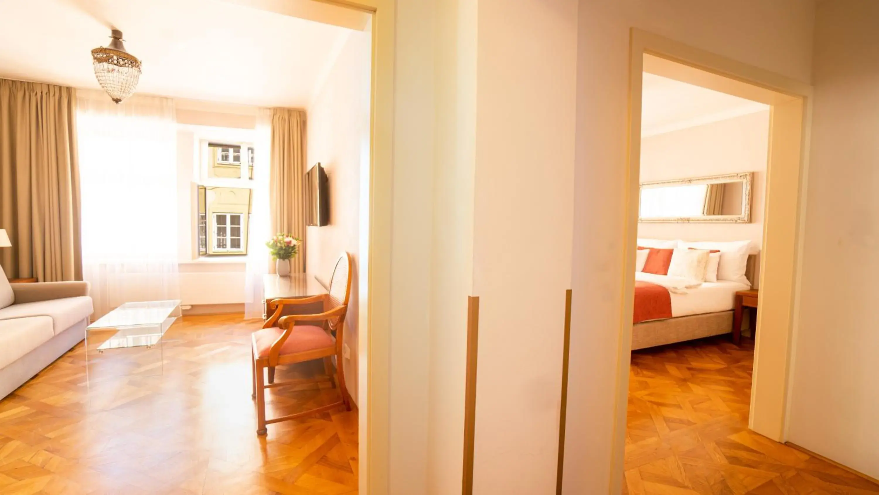 Living room in Hotel Golden Key Prague Castle