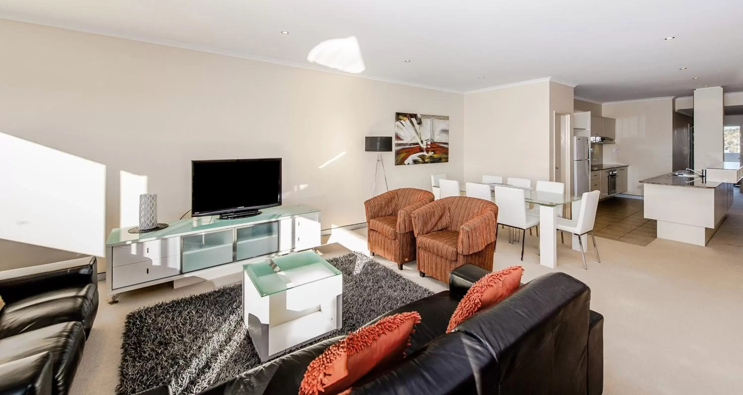 Living room, Seating Area in Sandcastle Apartments