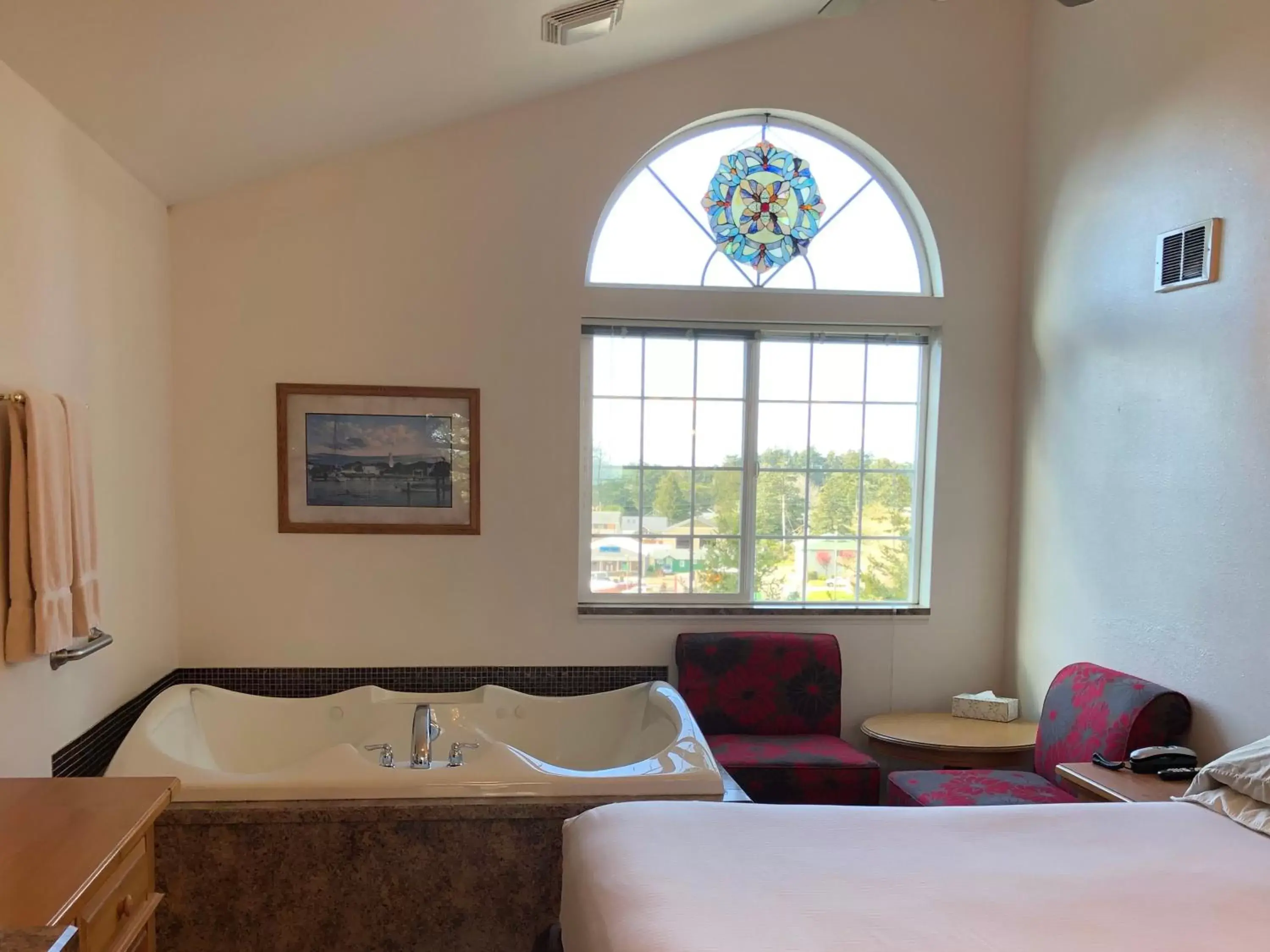 Decorative detail, Seating Area in The Landmark Inn