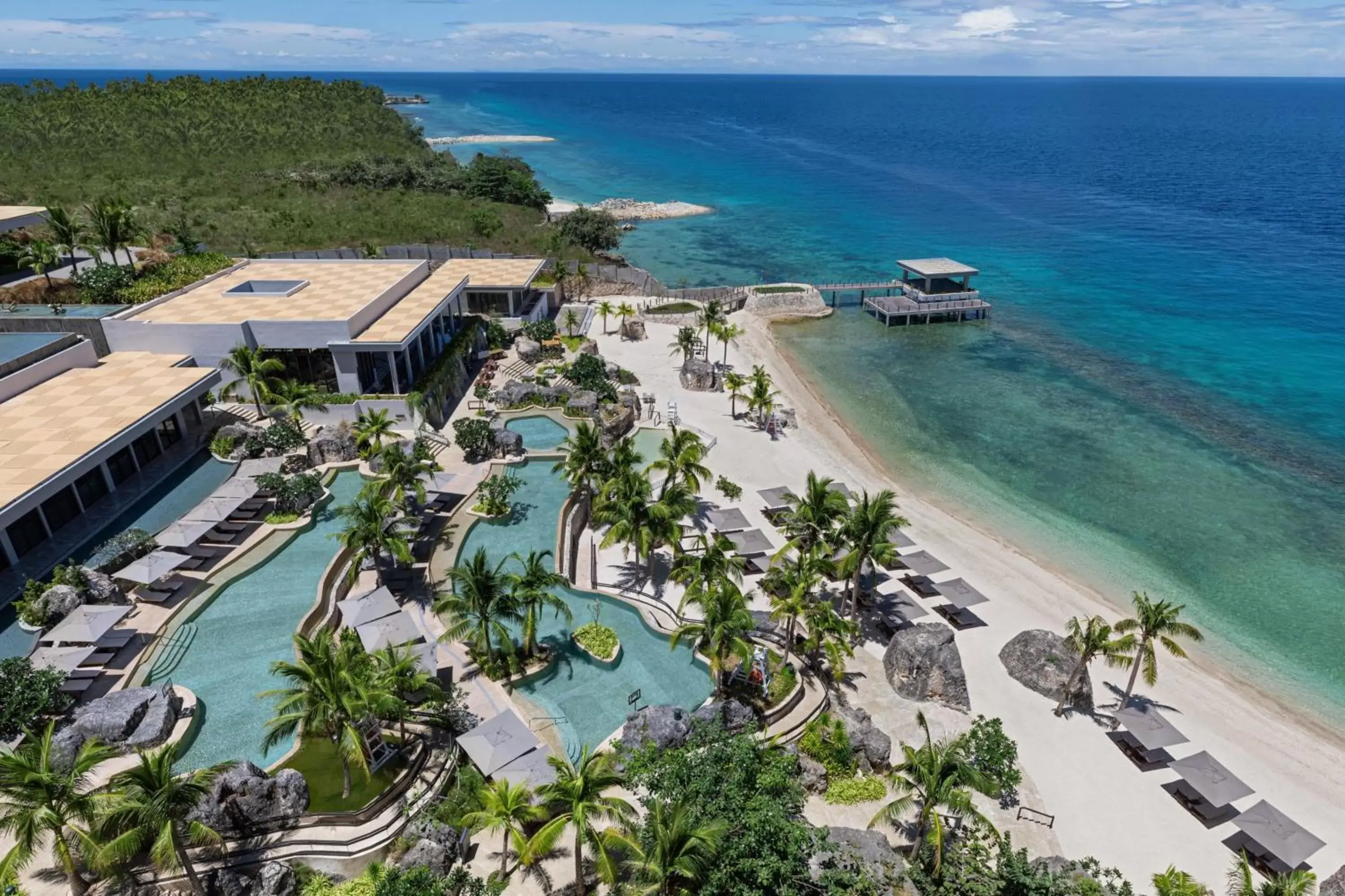 Swimming pool, Bird's-eye View in Sheraton Cebu Mactan Resort