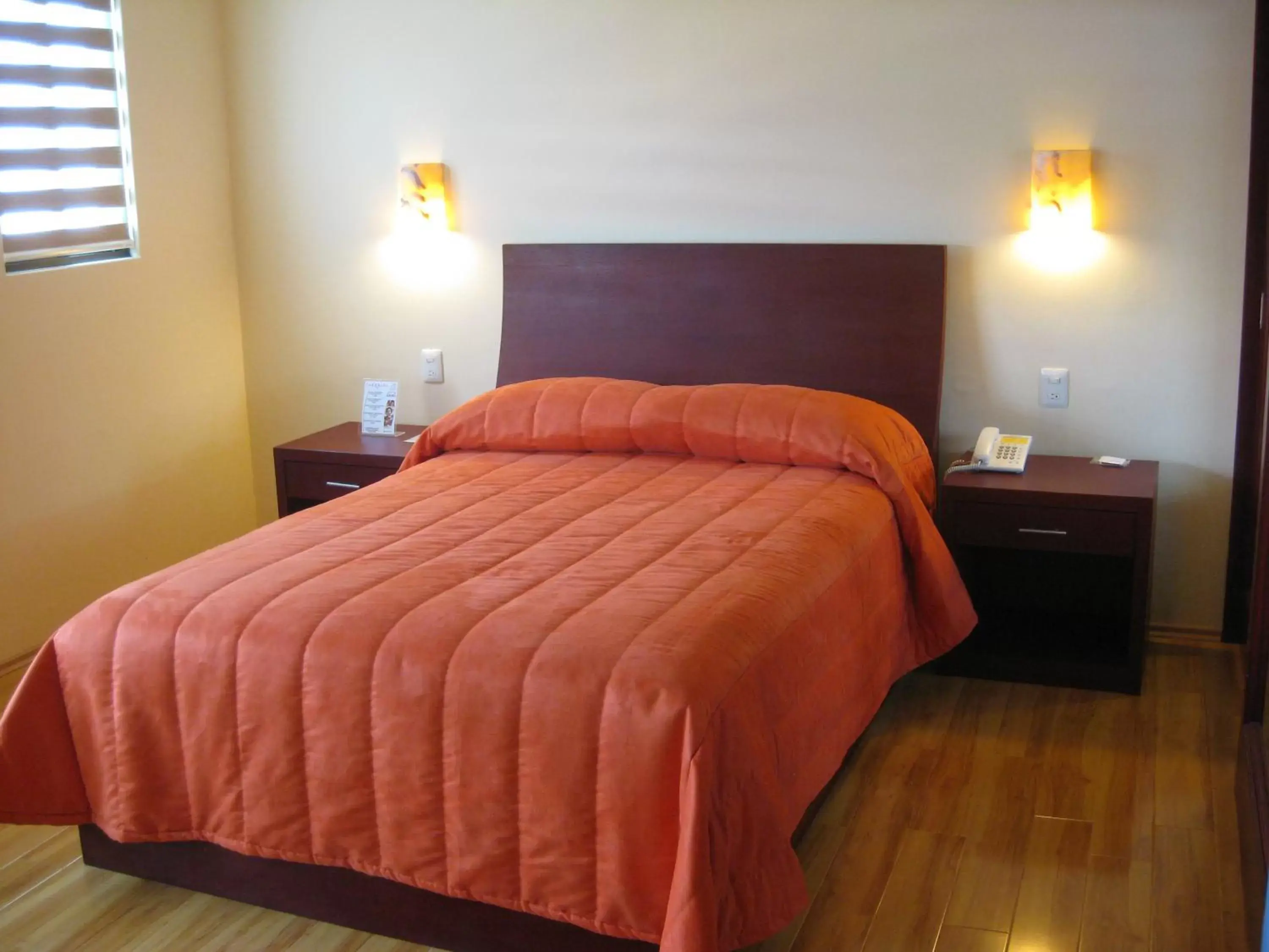 Bed in Hotel CR Tehuacan