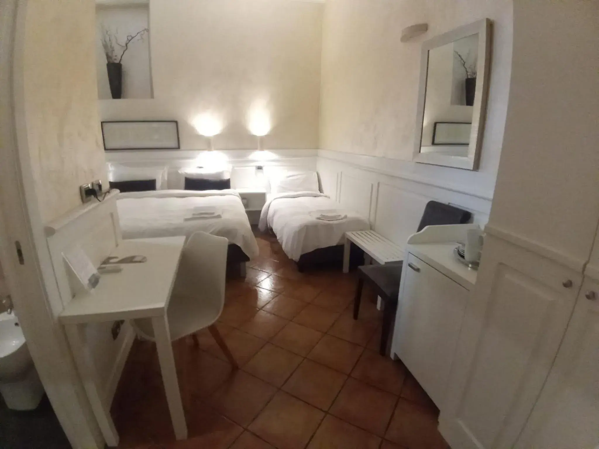 Bedroom, Bed in Basilio 55 Rome