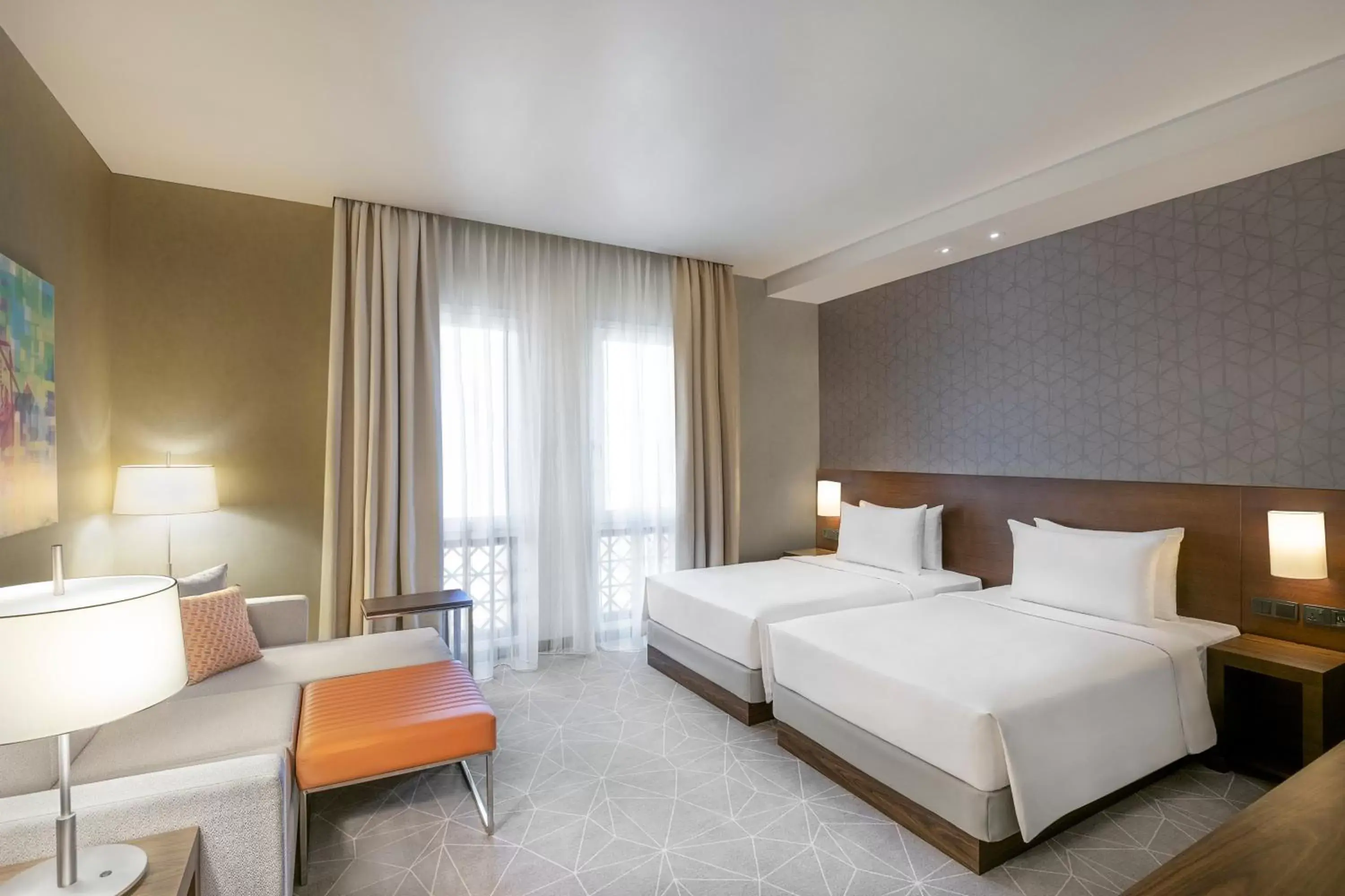 Bedroom, Bed in Hyatt Place Dubai Wasl District Residences