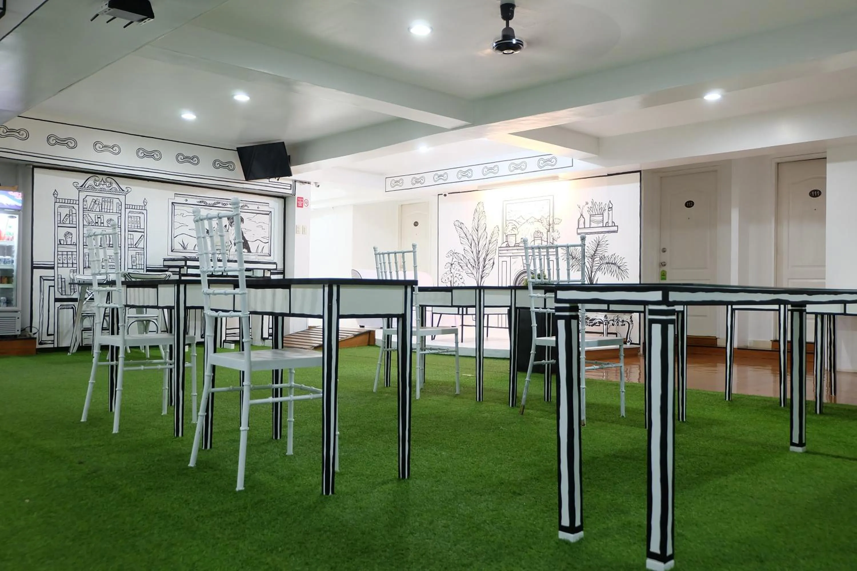 Decorative detail in Spaces Hotel Makati