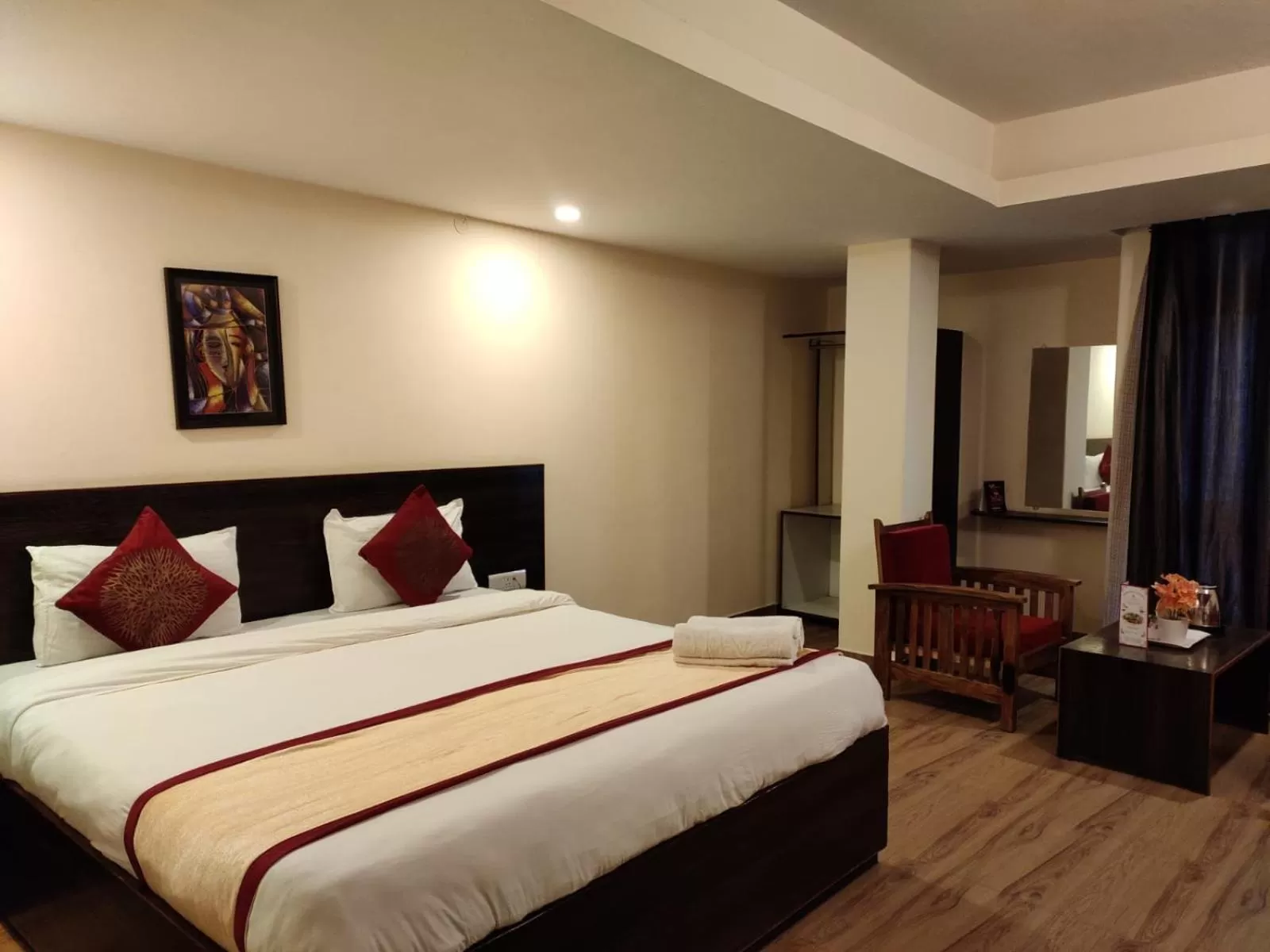 Bed in Hotel The Narayani Continental