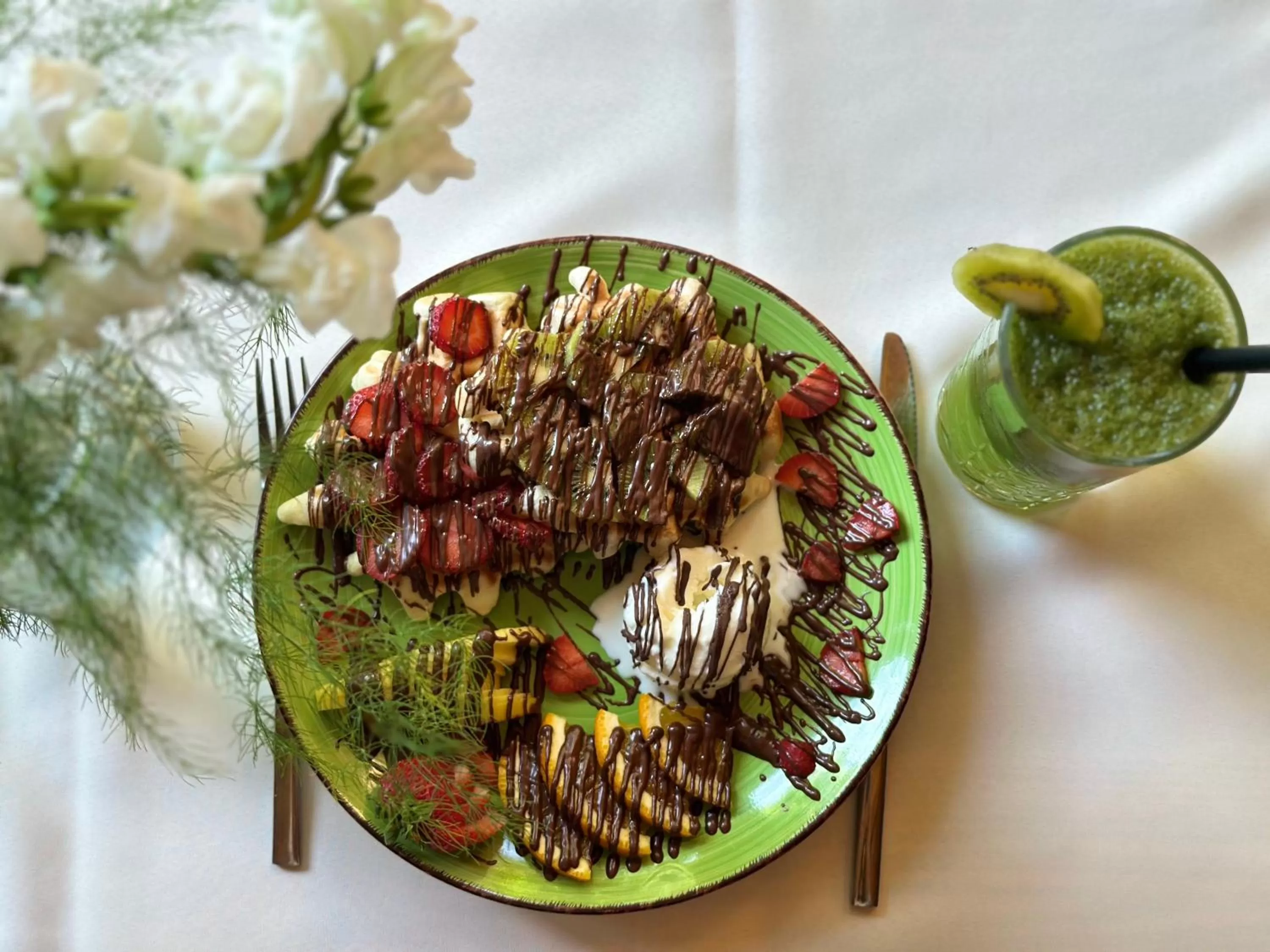 Food in Machanents Art Hotel