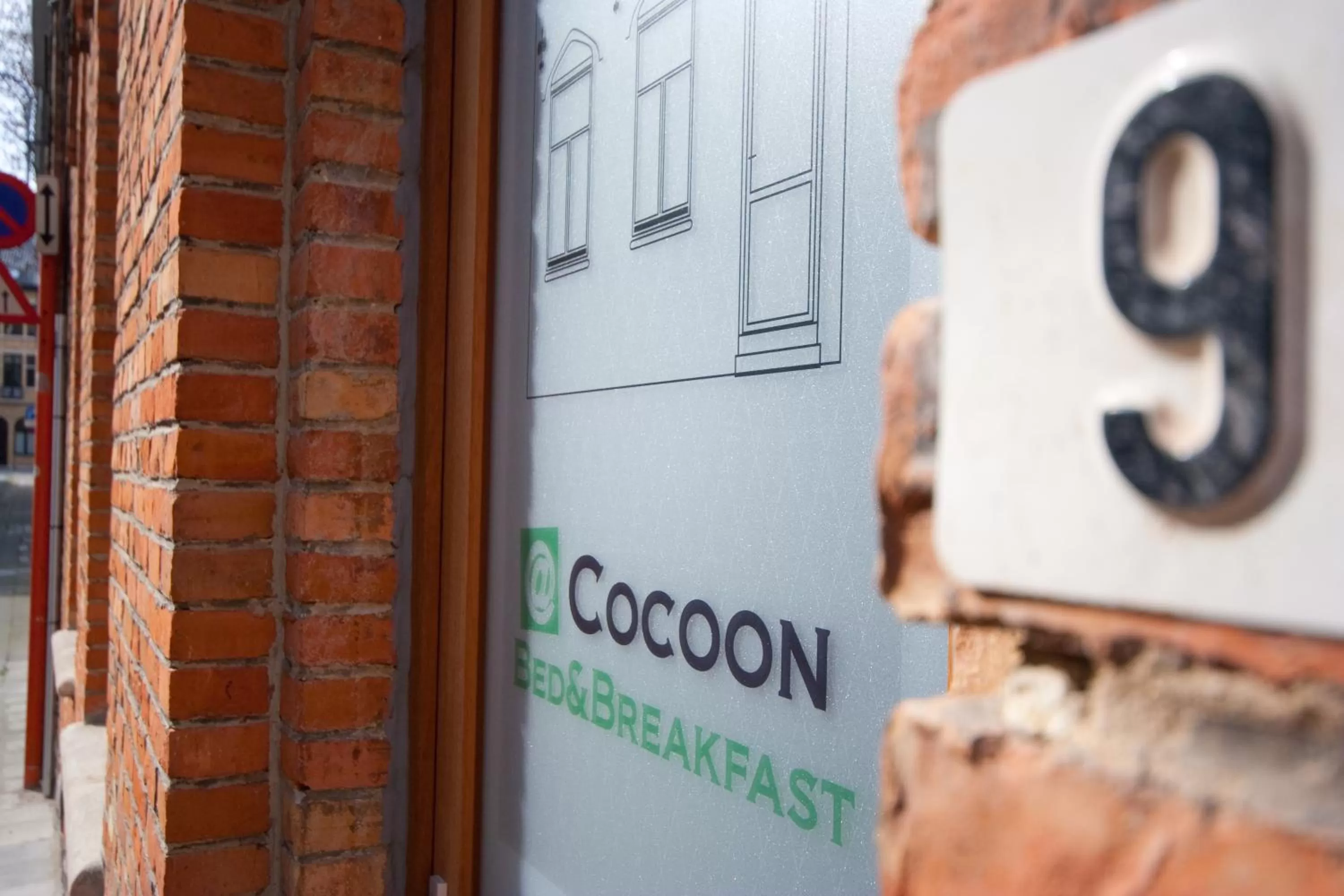 Property logo or sign in @Cocoon