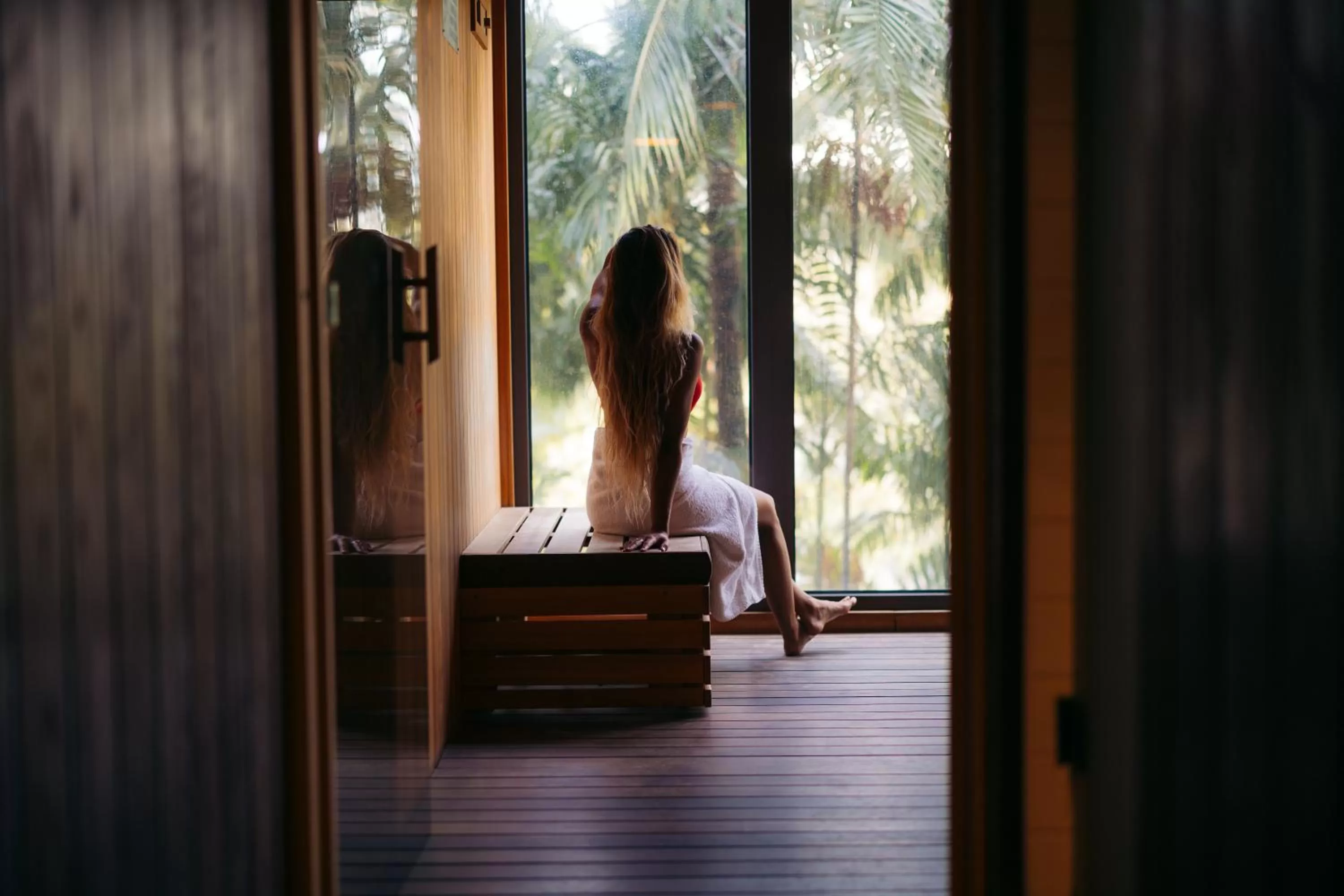 Sauna in Hotel La Croix